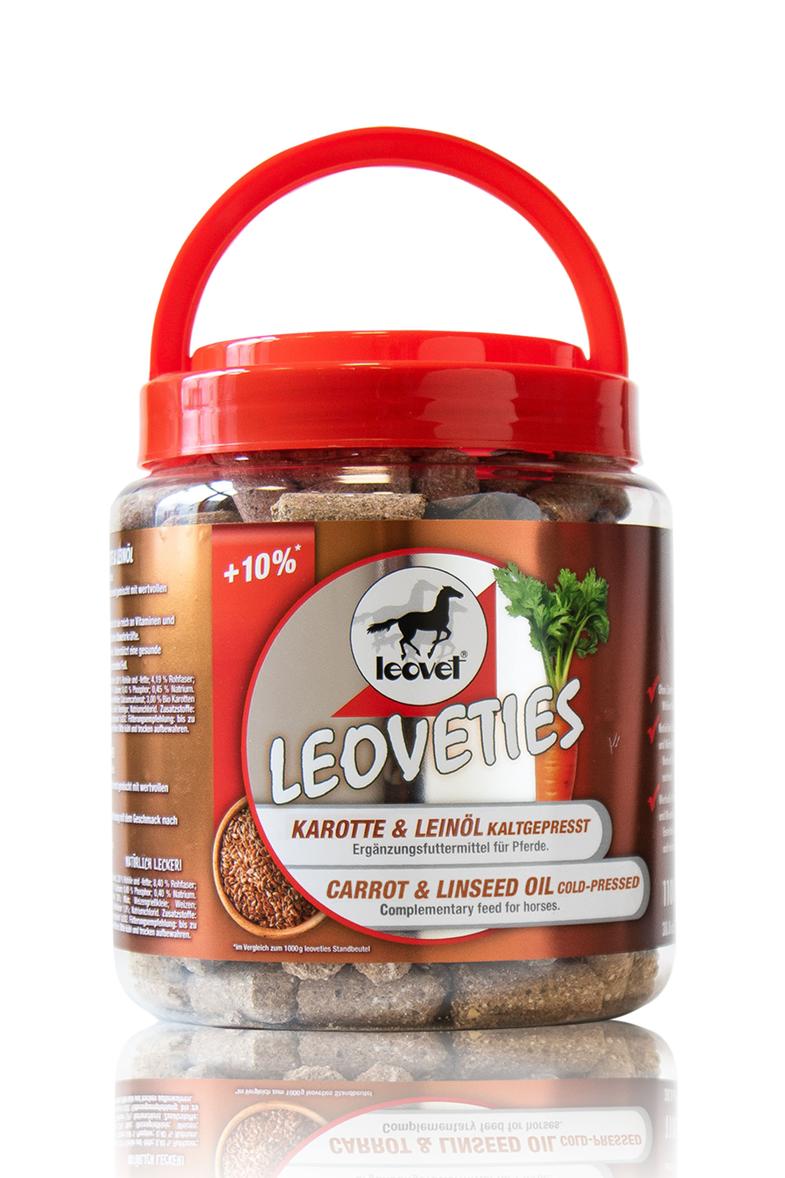 Leovet Leoveties gulerod & hørfrø kaldpresset, 1,1 kg
