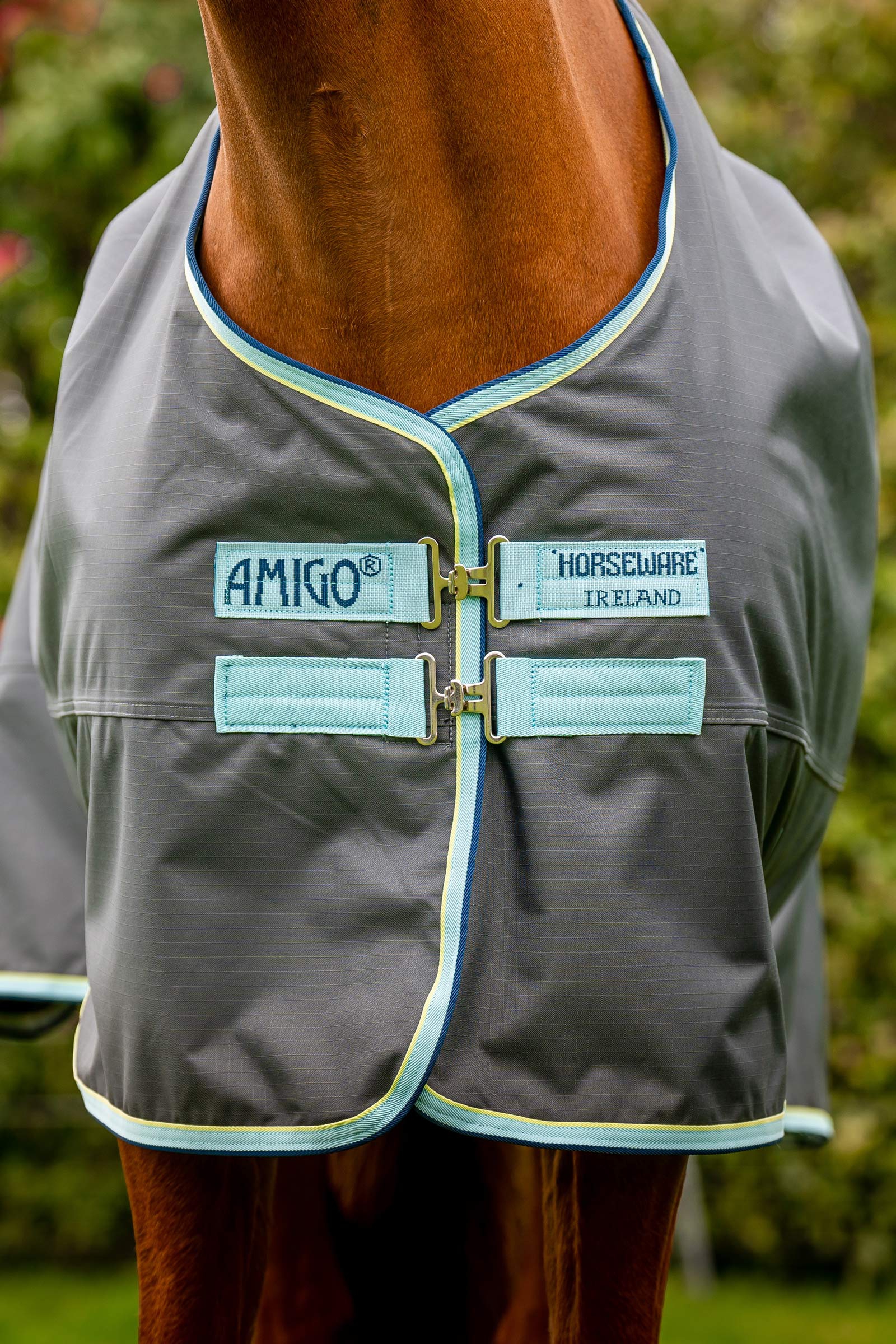 Horseware Amigo Hero Ripstop Plus udedækken med aftagelig hals, 200g