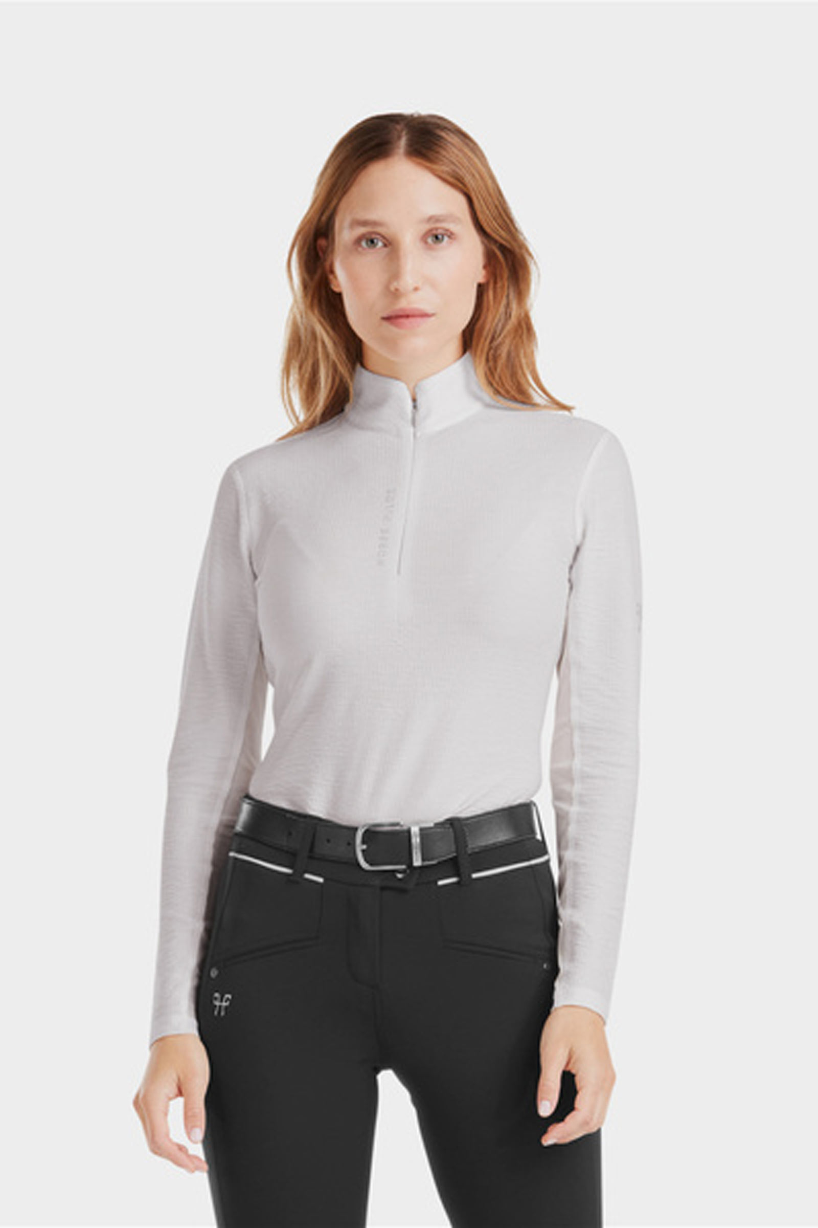 Wind Grey Horse Pilot Suntech Dameskjorte