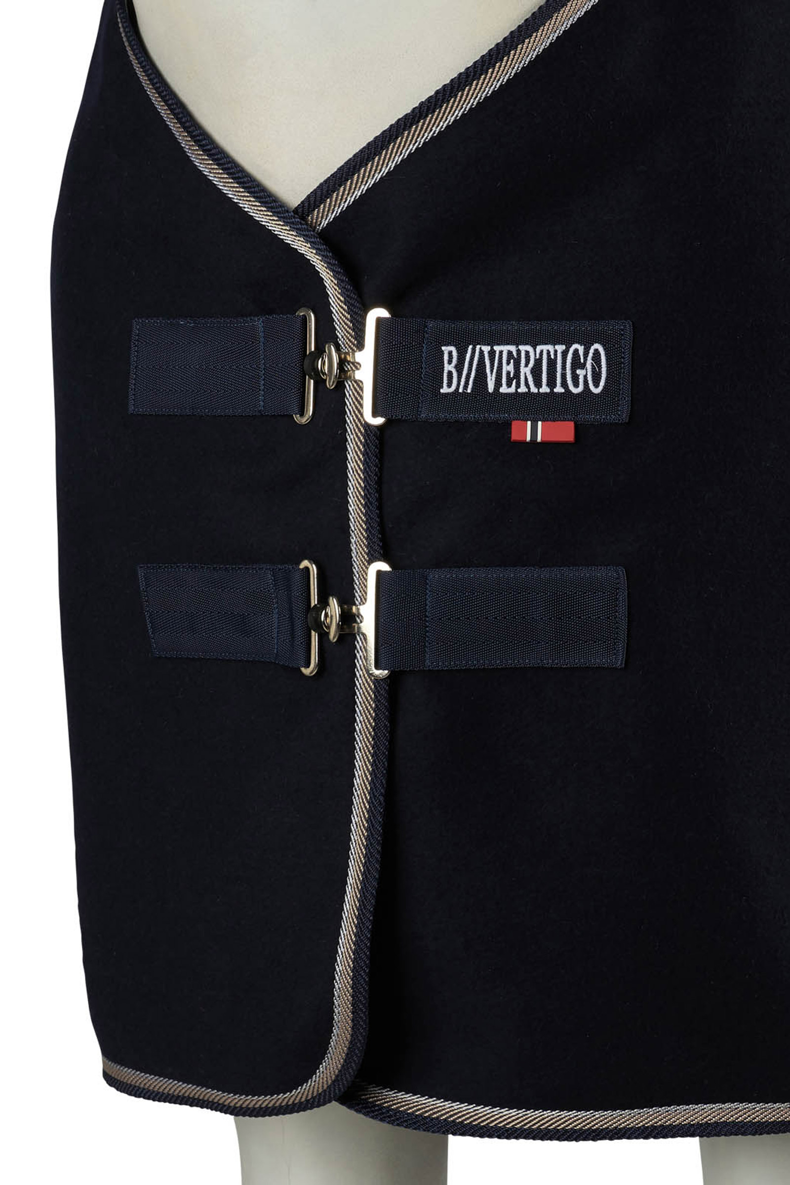 B Vertigo Arendal Golden Stripe uldd&aelig;kken