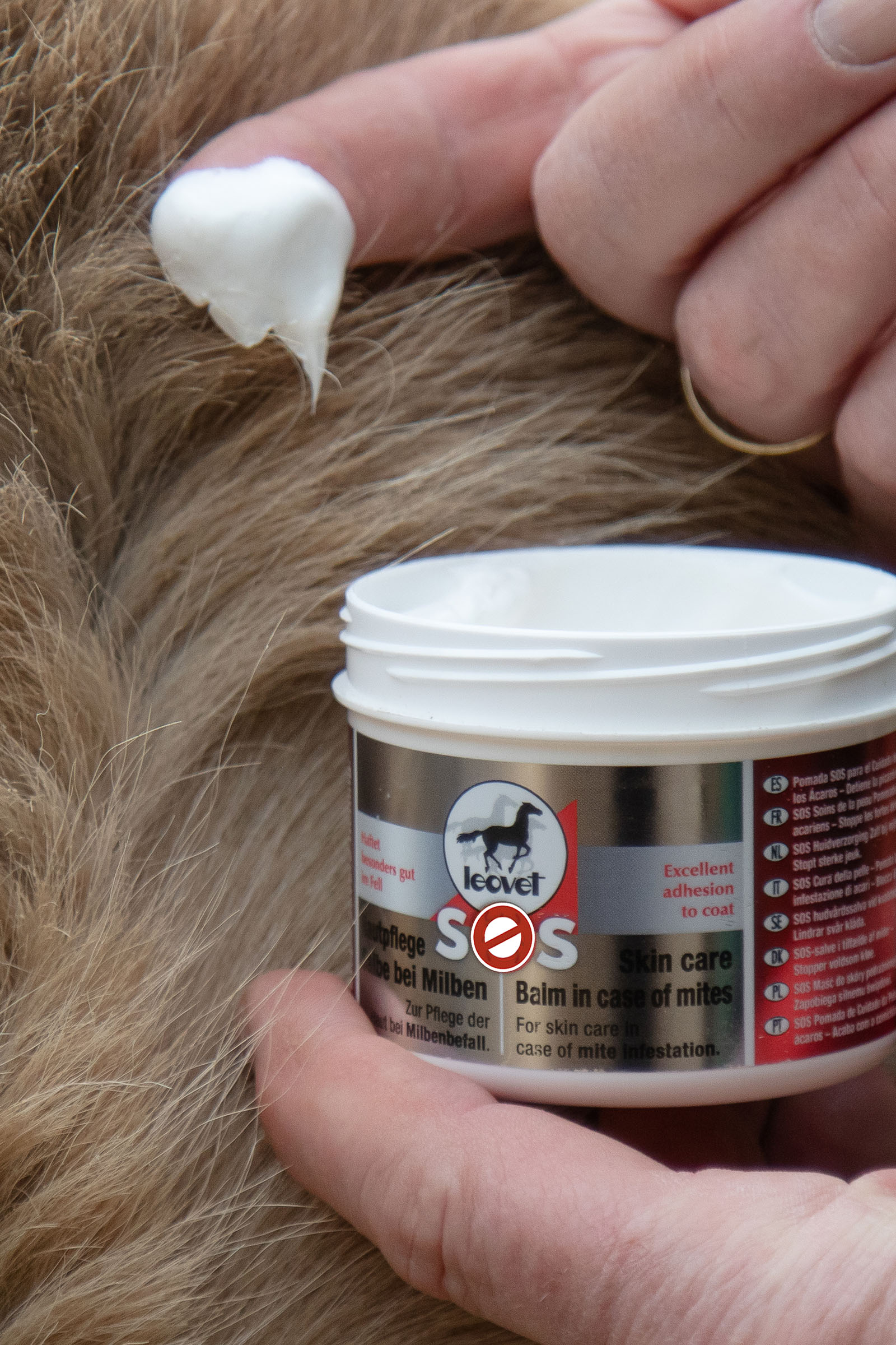 Leovet SOS Hudplejebalsam ved mideangreb 150ml