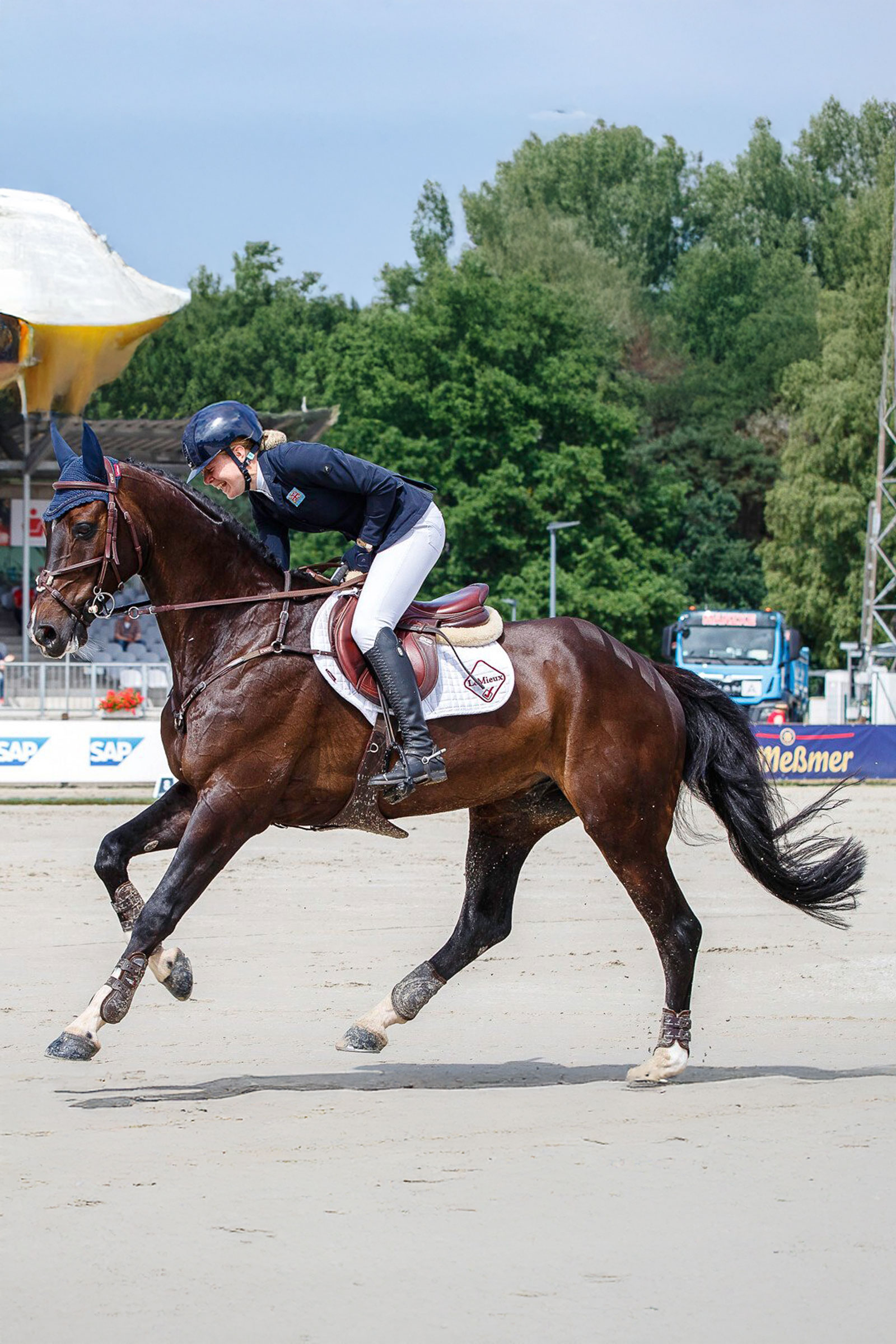 LeMieux CC Bavlněn&aacute; univerz&aacute;ln&iacute; podsedlov&aacute; dečka