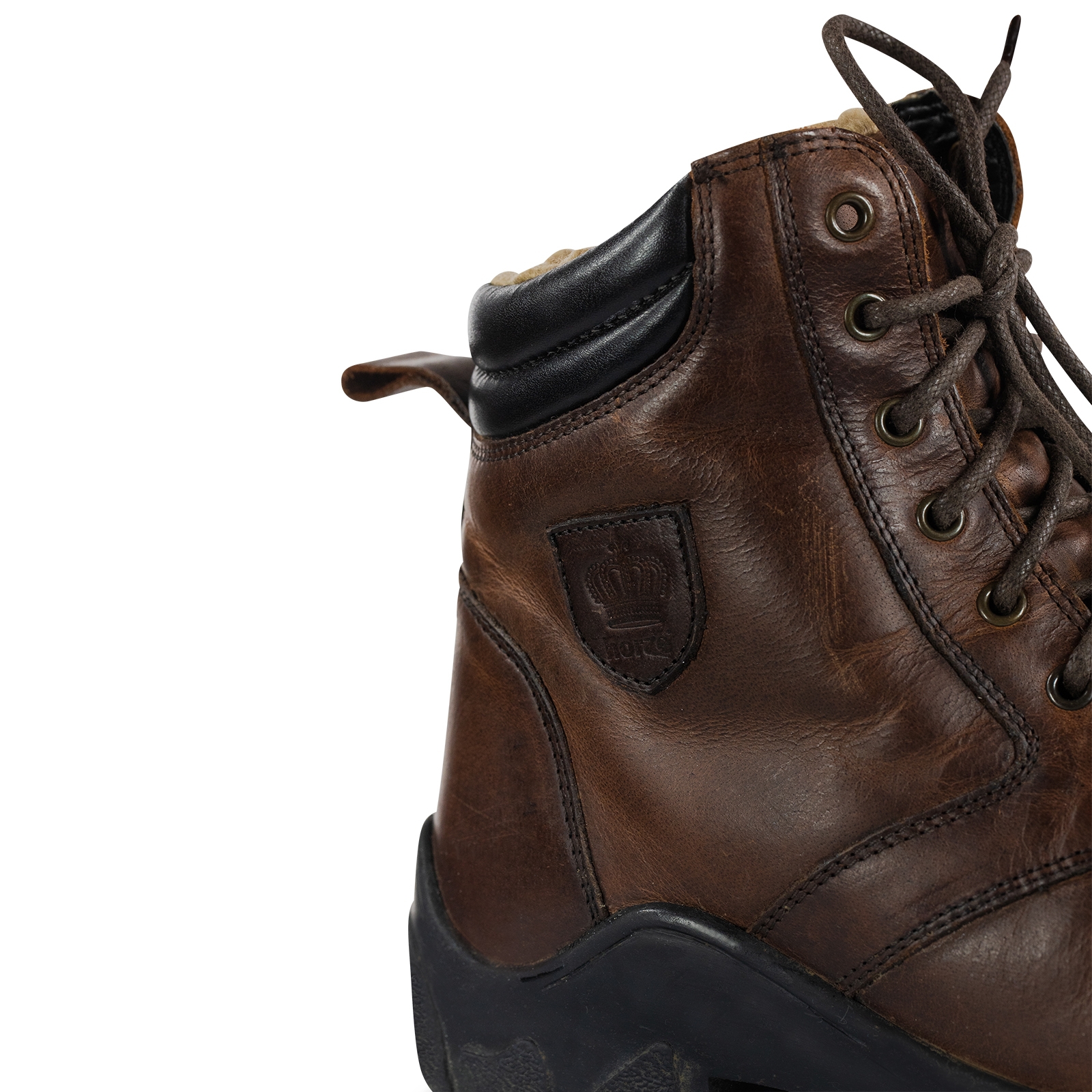 Horze Chamonix vinterjodhpurst&oslash;vler i l&aelig;der, damemodel