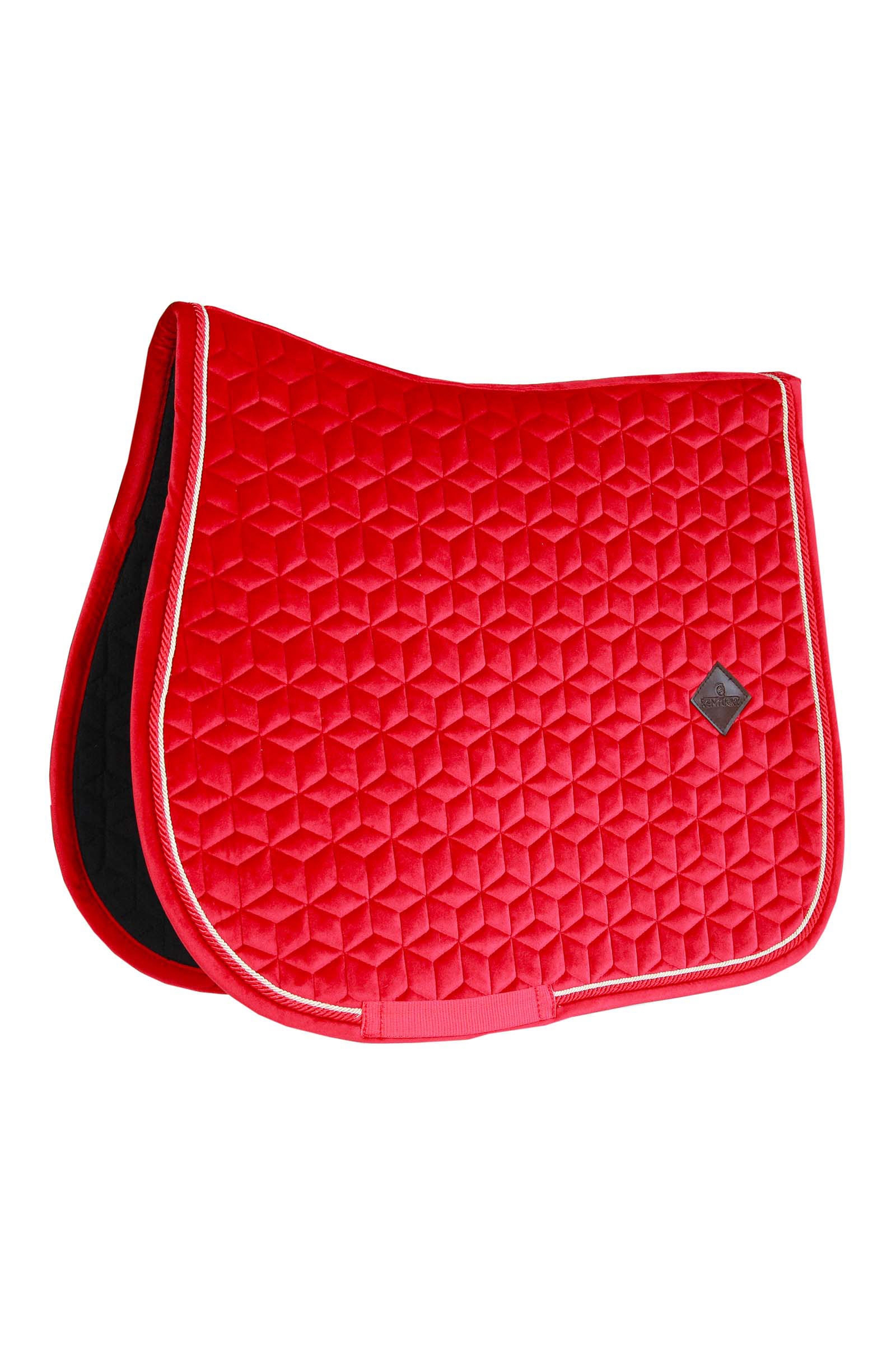 Red Kentucky Horsewear Velvet springunderlag  