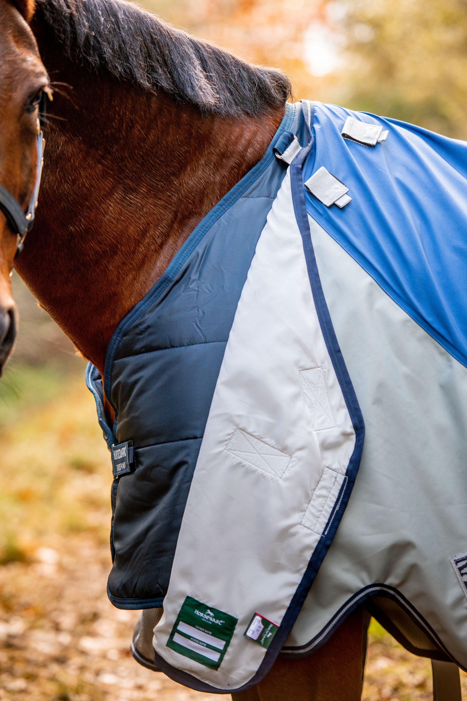 Horseware Rambo Autumn Series uded&aelig;kken med underd&aelig;kken (0 g / 100 g)