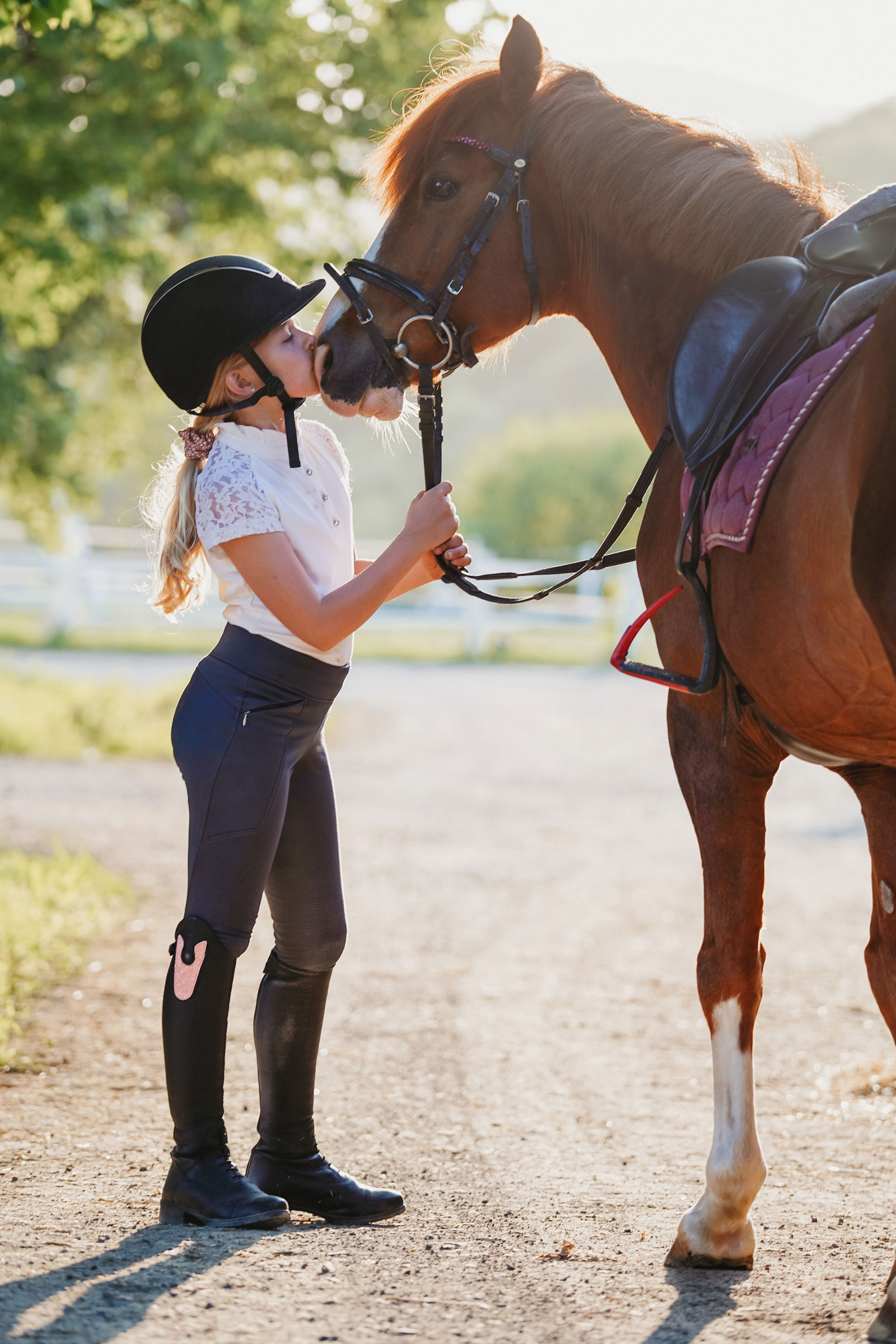 Suedwind Footwear Nova Fun Convertible læderridestøvler til børn