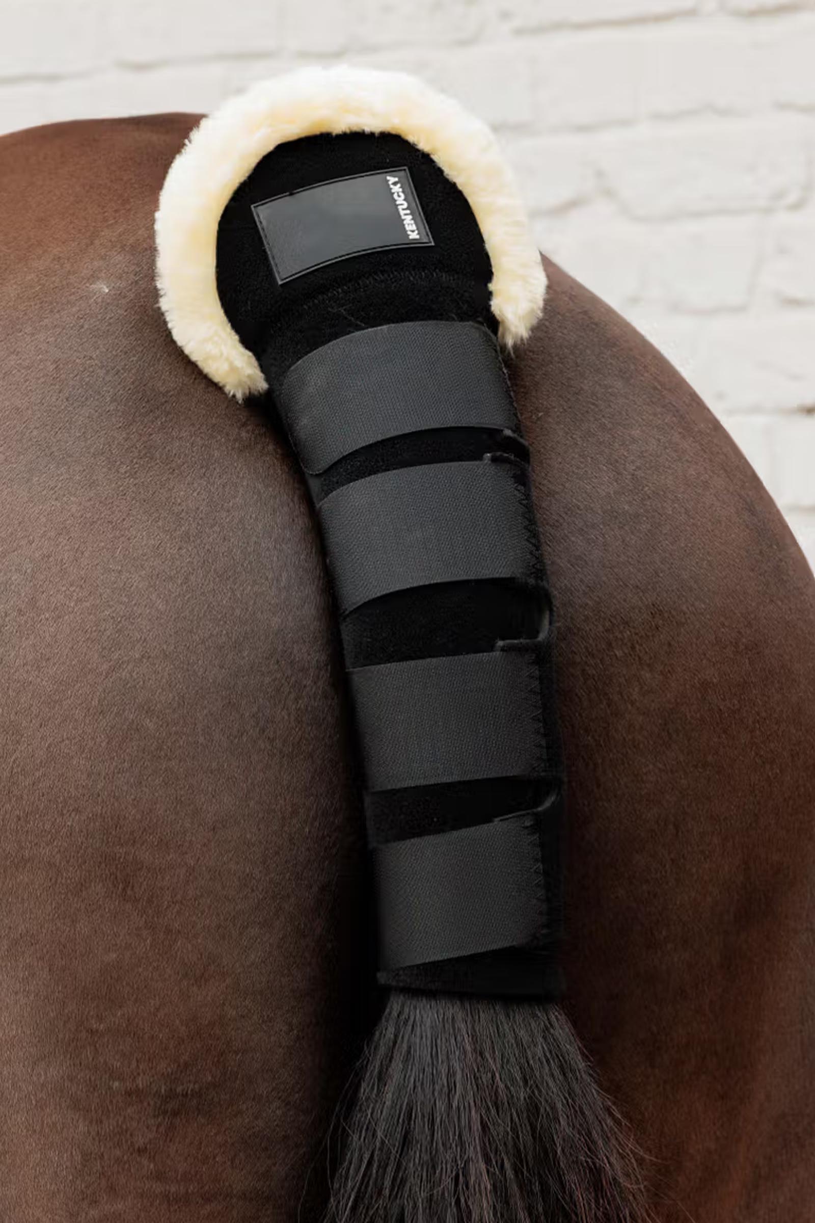 Kentucky Horsewear halebeskytter i lammeskind  