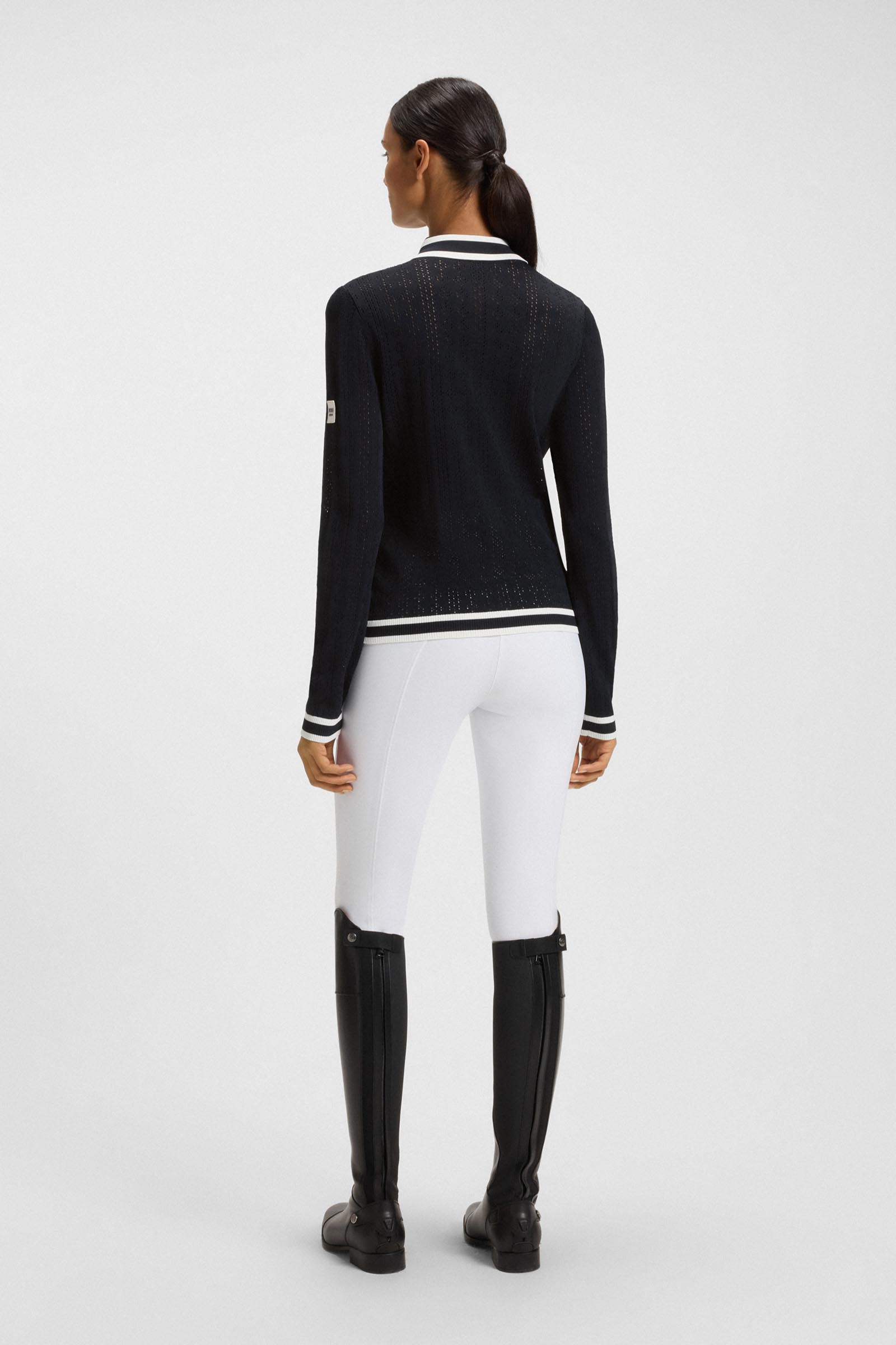 Boss Pam dame strik polo Ajor