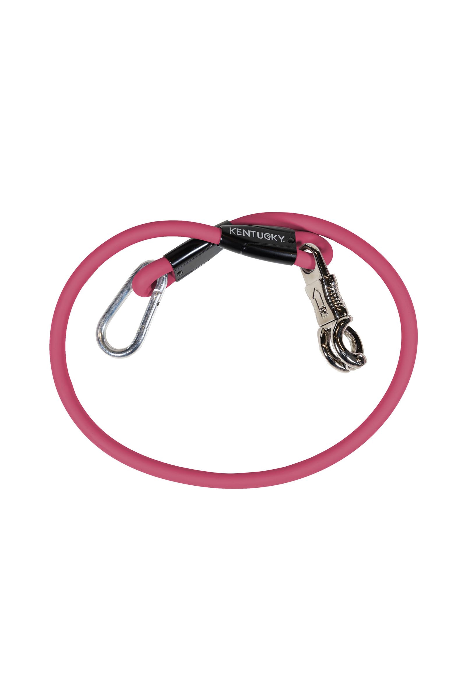Pink Kentucky Horsewear silikone opstaldnings- og krydsbindinger  