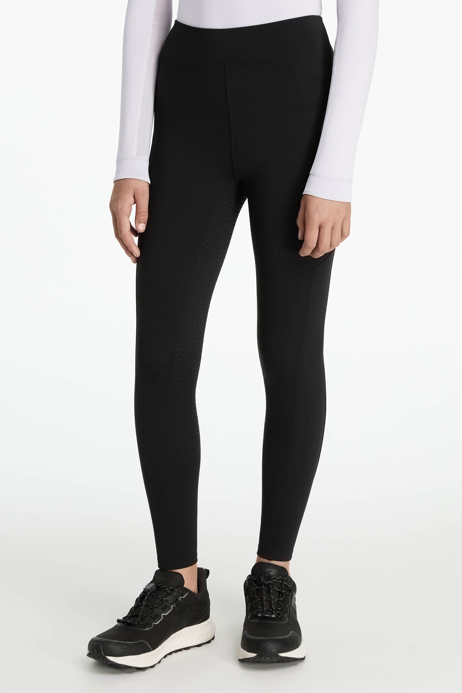 LeMieux Young Rider Nell b&oslash;rneridebukser med bl&oslash;d inderside og fuldt grip