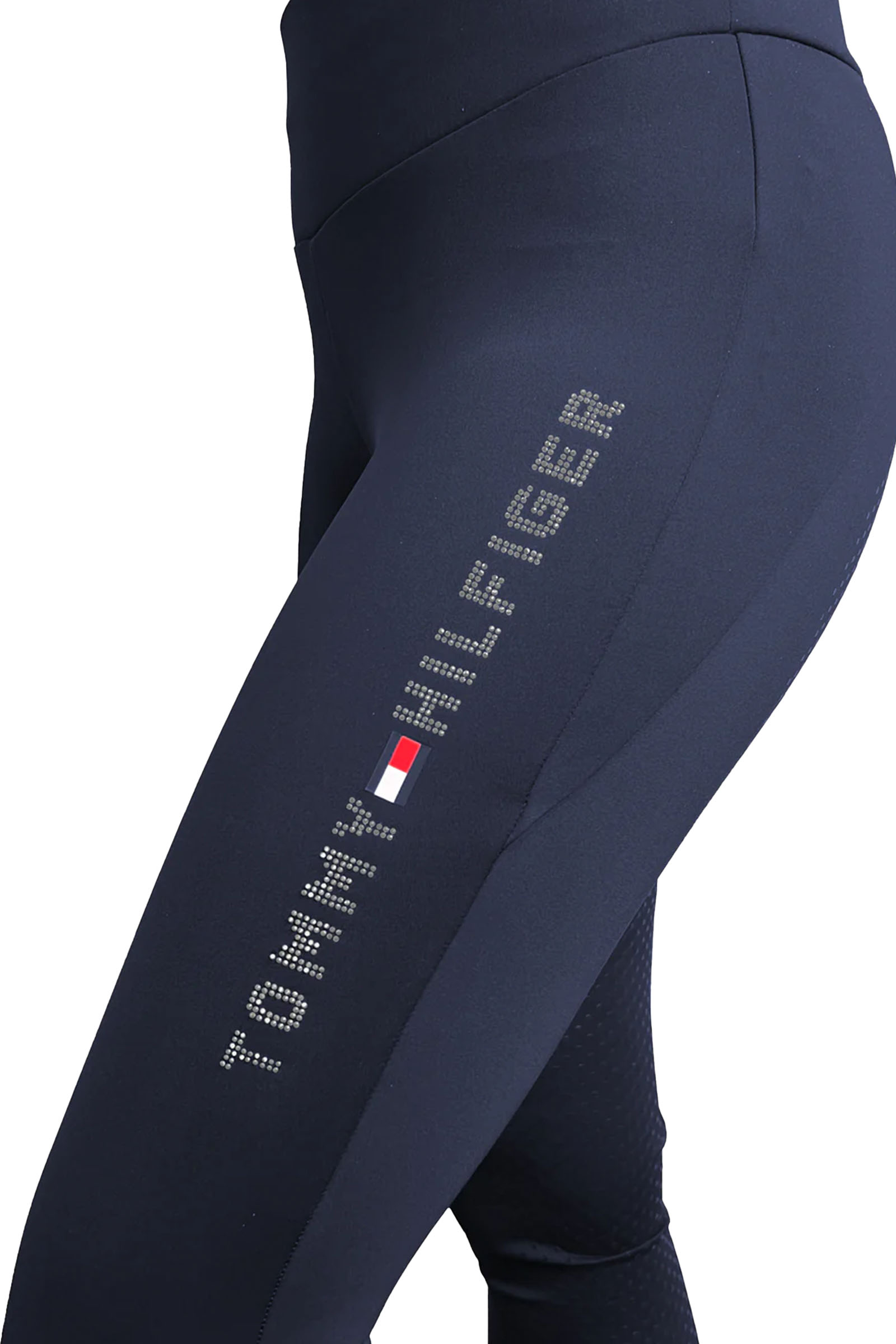 Tommy Hilfiger Capsule Collection Elmira dame hel&aring;rs ridebukser med fuldgrip og rhinsten