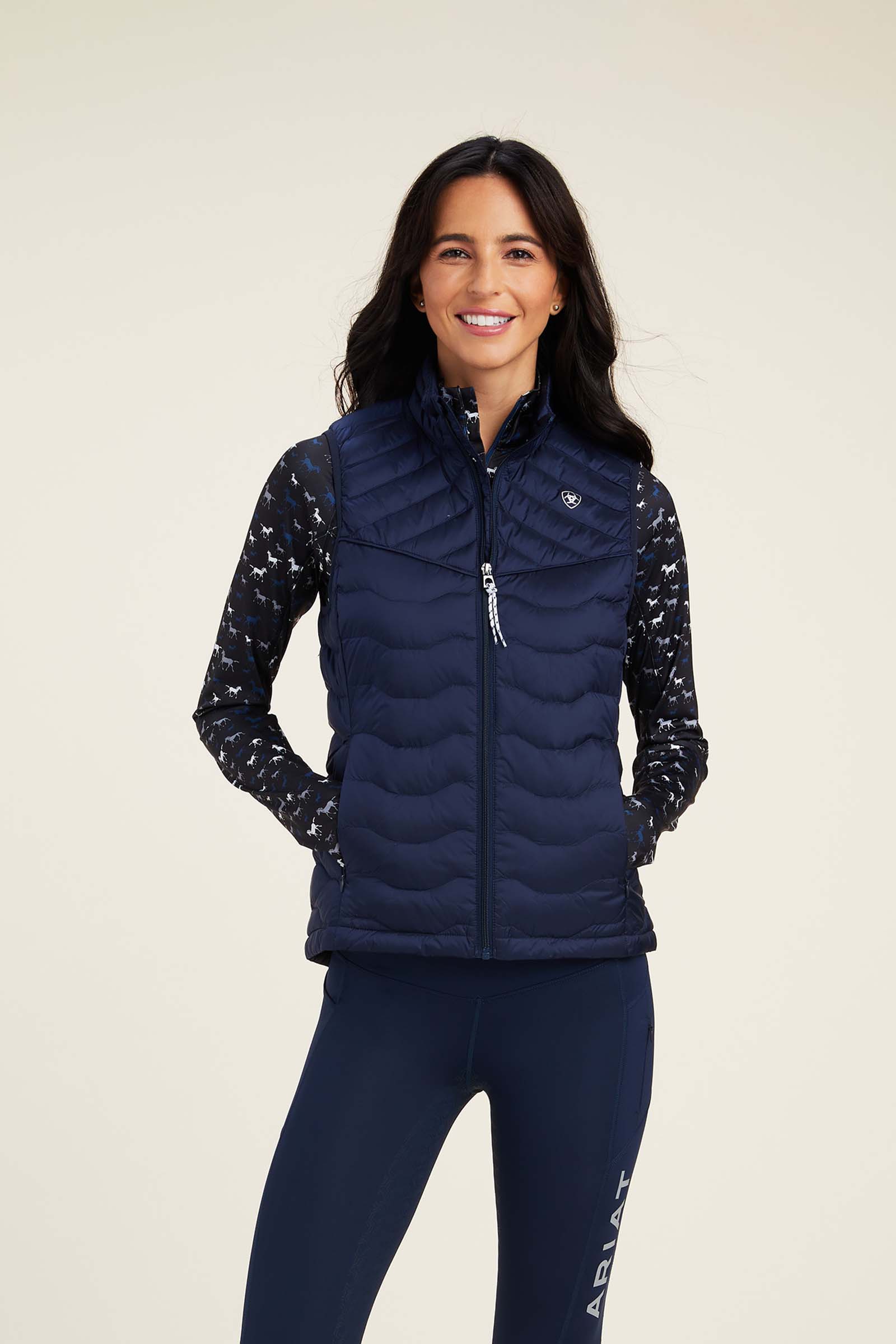 Blue Ariat Ideal Down dames vest