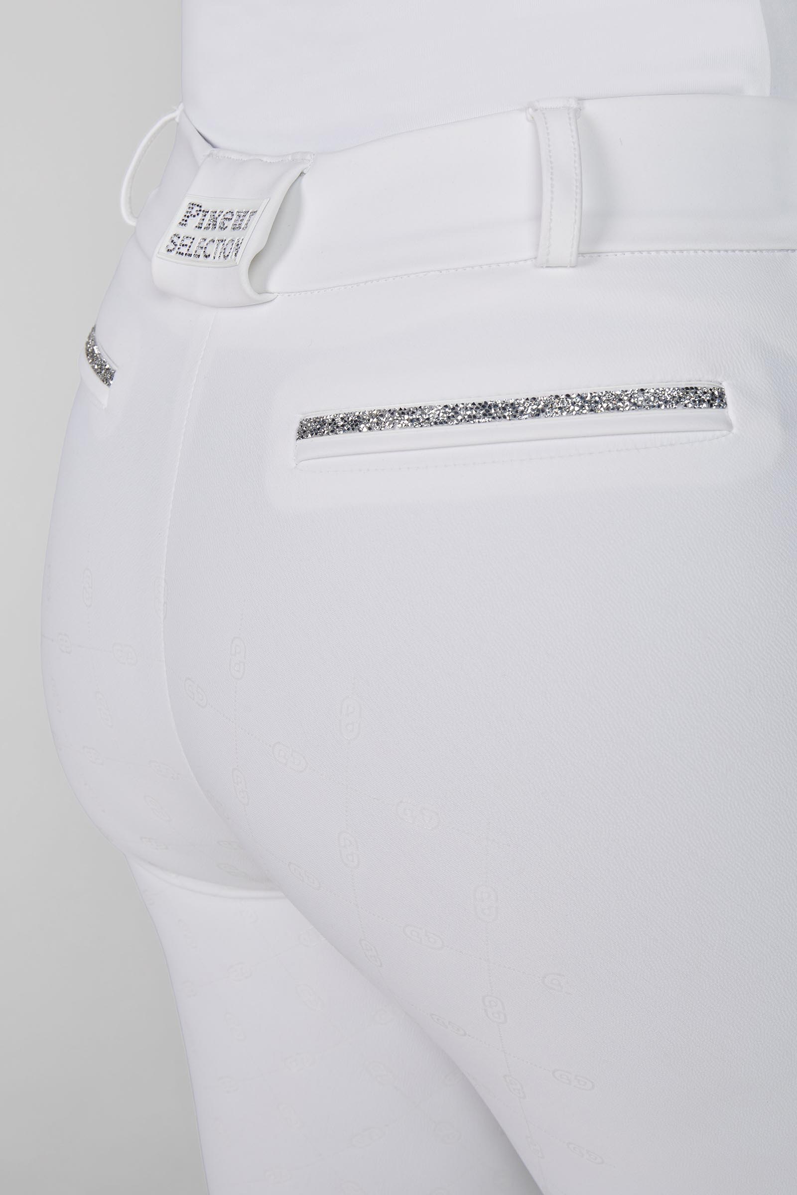 Pikeur Ceelina SD dame st&aelig;vne ridebukser med h&oslash;j talje og fuldgrip