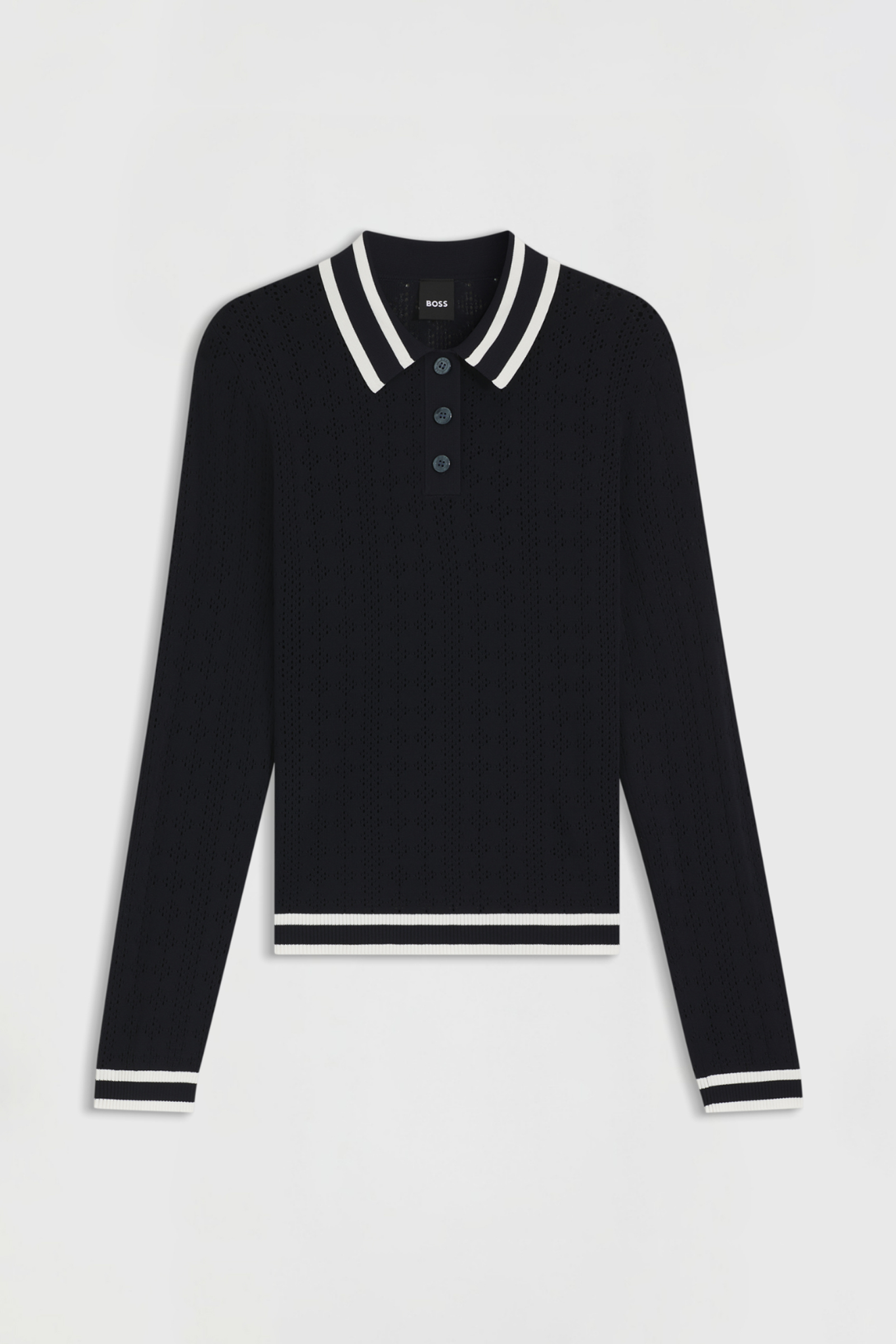 Boss Pam dame strik polo Ajor