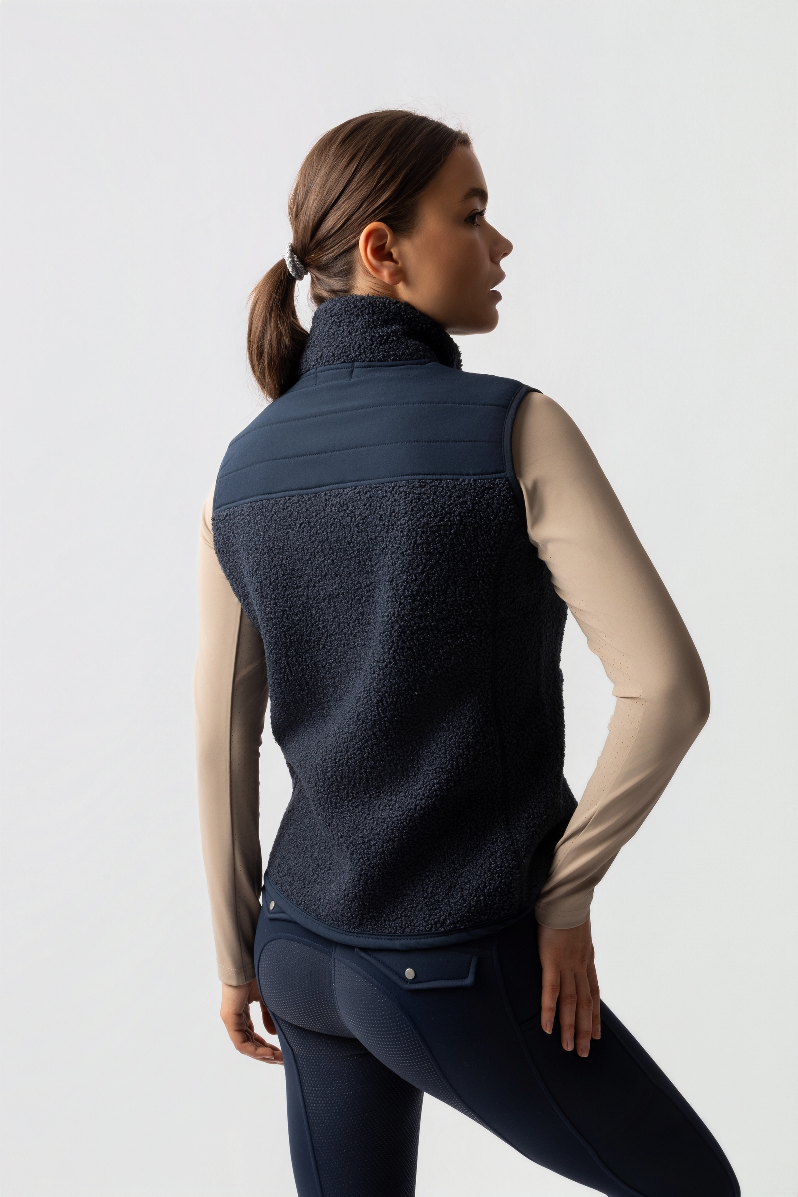 Horze Adira dame teddy fleece vest