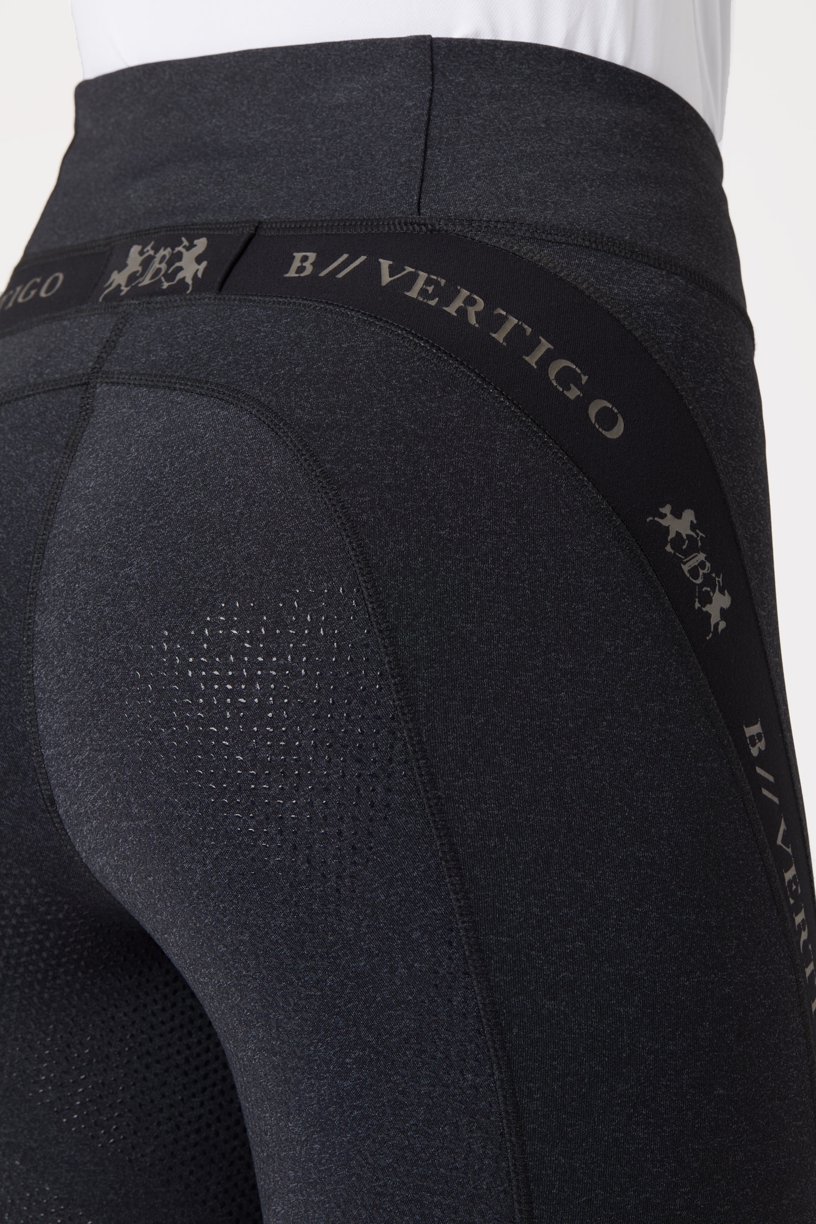 B Vertigo Jenny ridetights til kvinder med fuldt silikonegreb UPF 40+