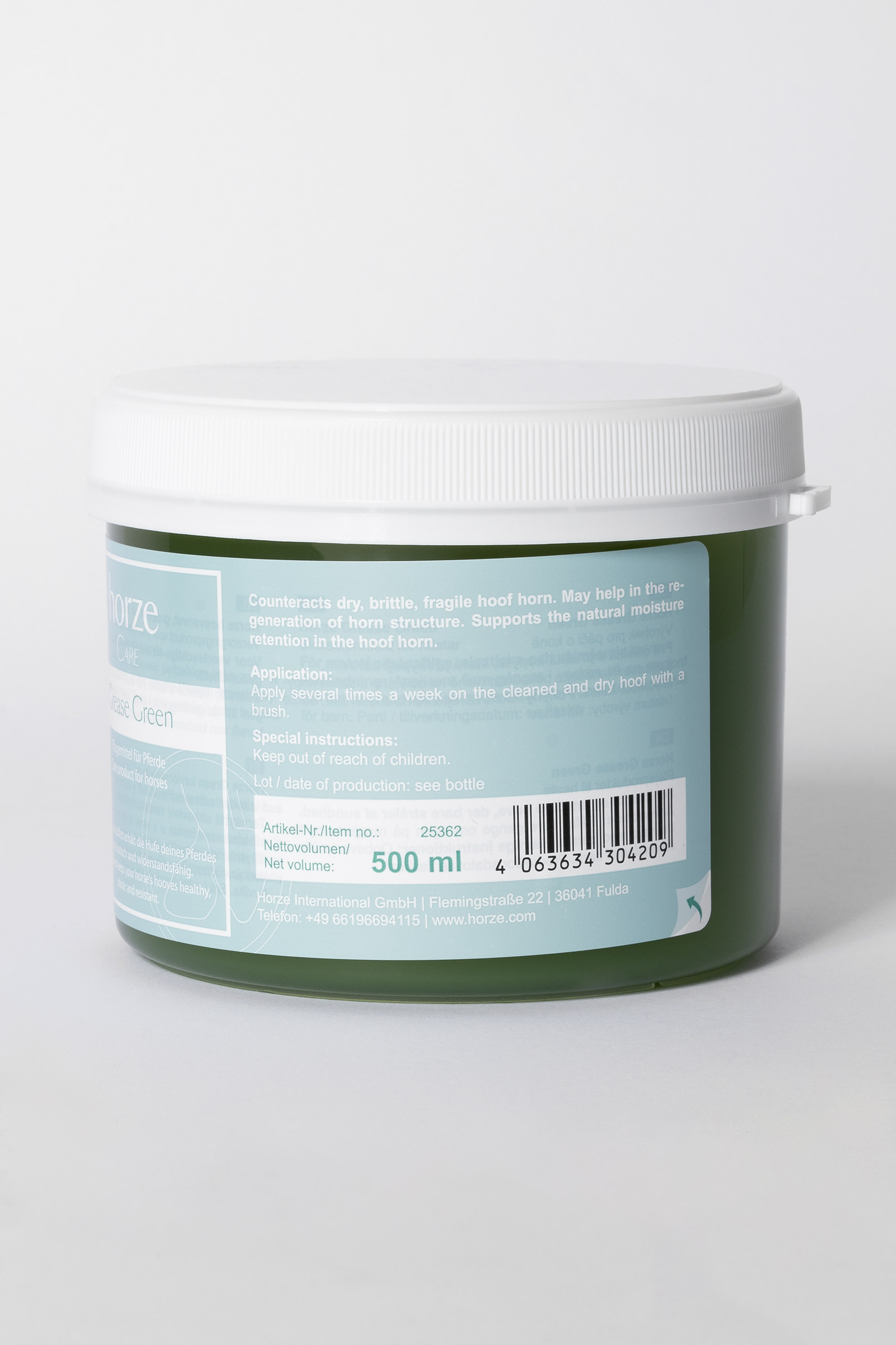Horze Grease Green, 500 ml