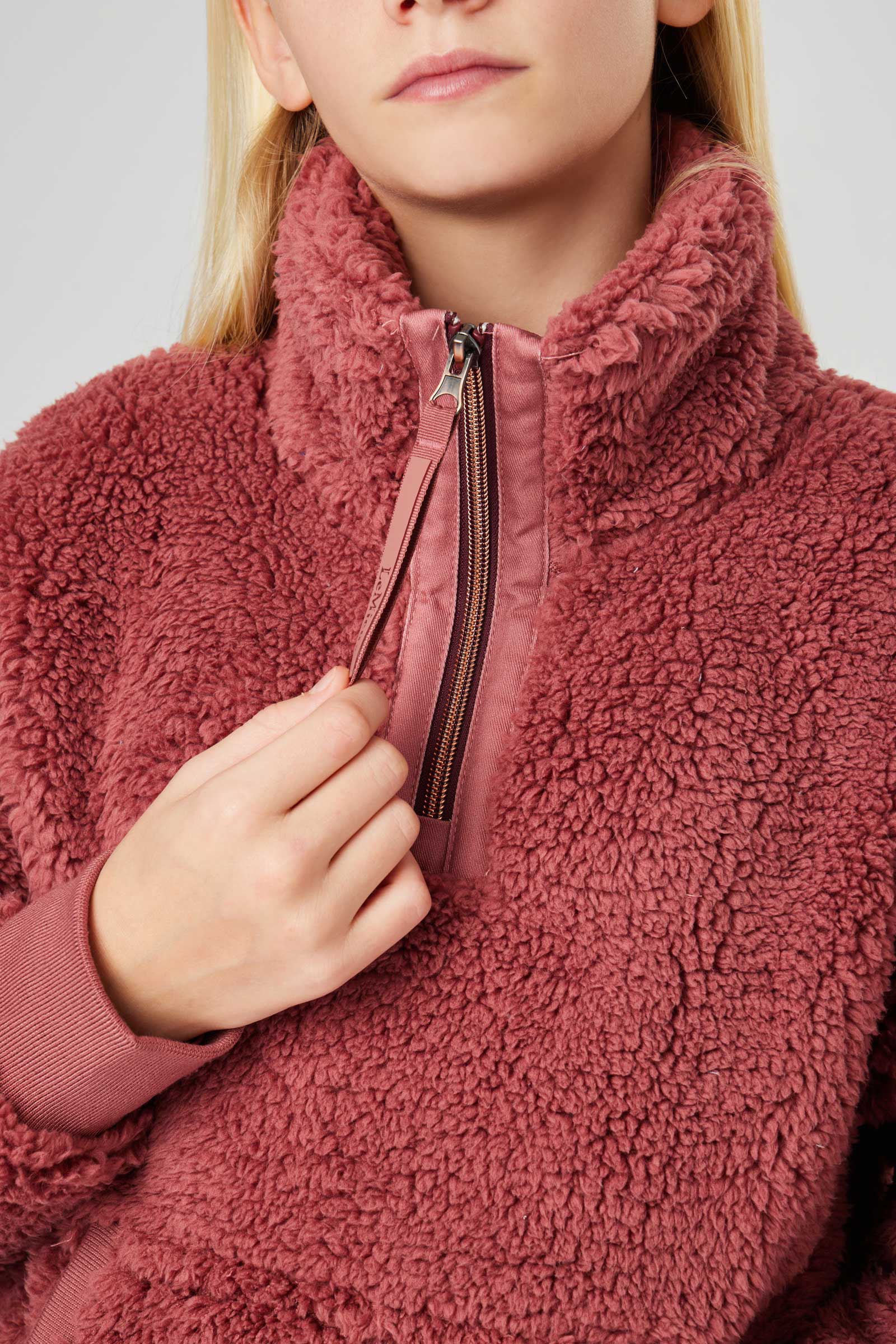 LeMieux Young Rider Tia Teddy fleece sweater