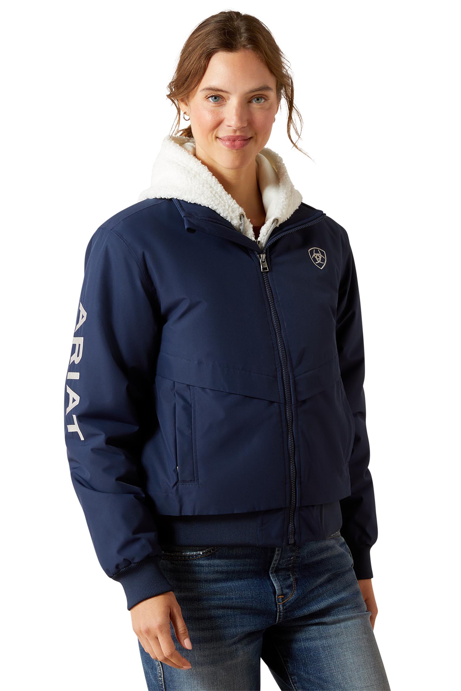 Navy Ariat Stable 2.0 isoleret dame ridejakke