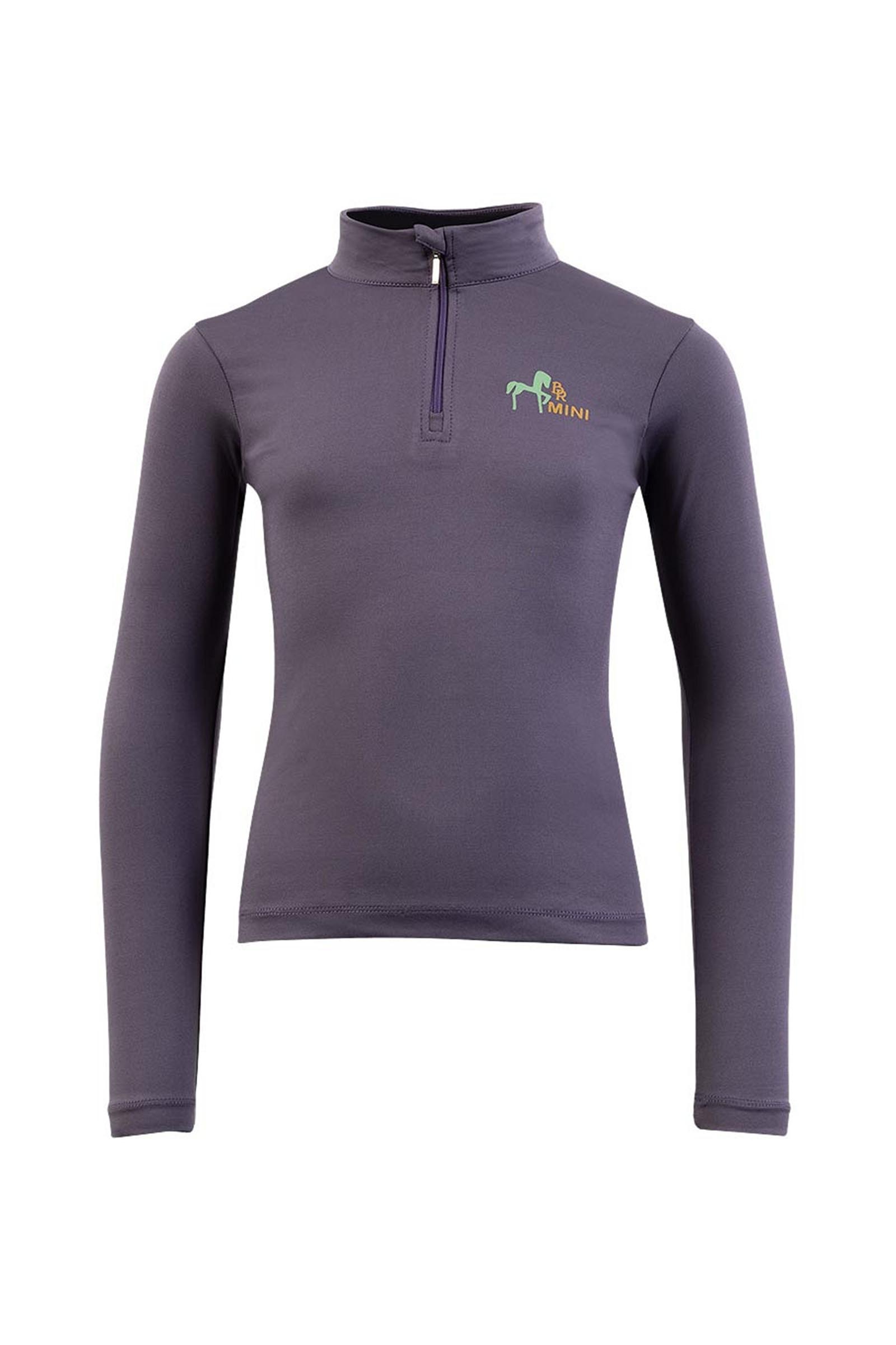 BR Mini Kids zip up lang&aelig;rmet shirt