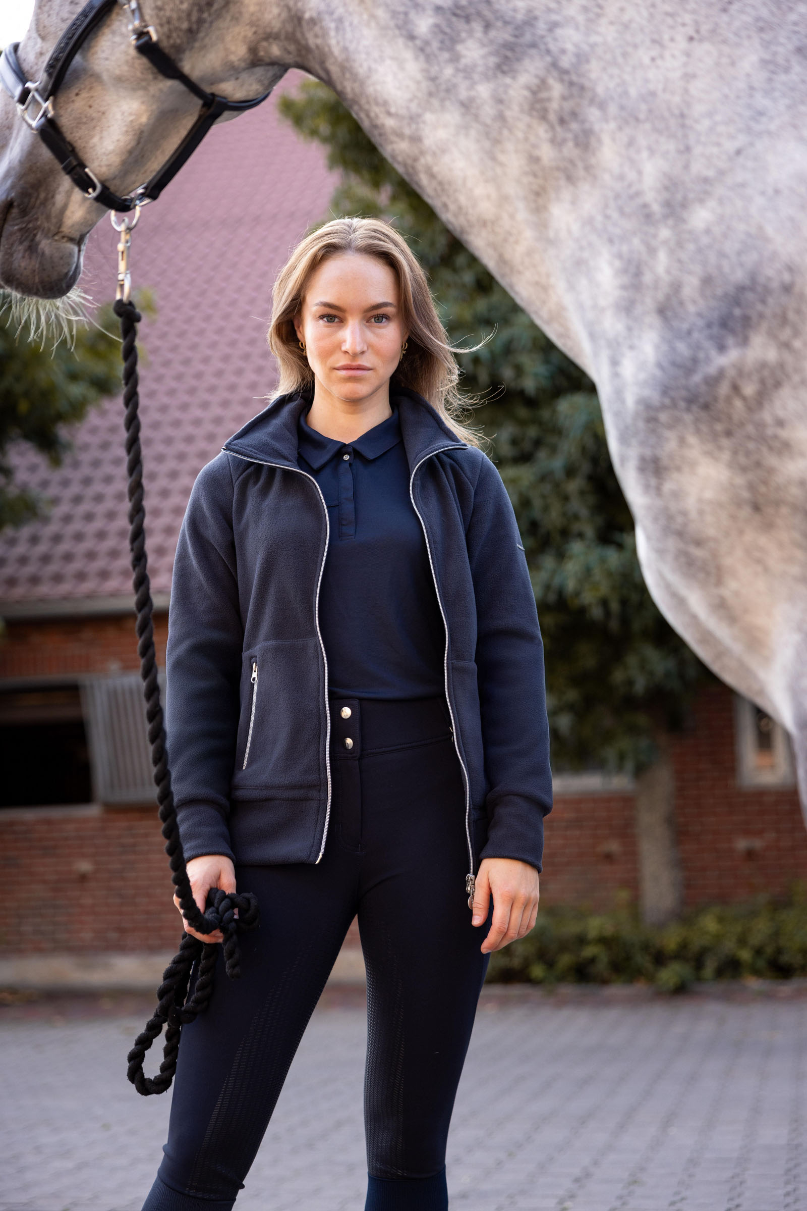 Horze Ellie Fleece Ridejakke, damemodel