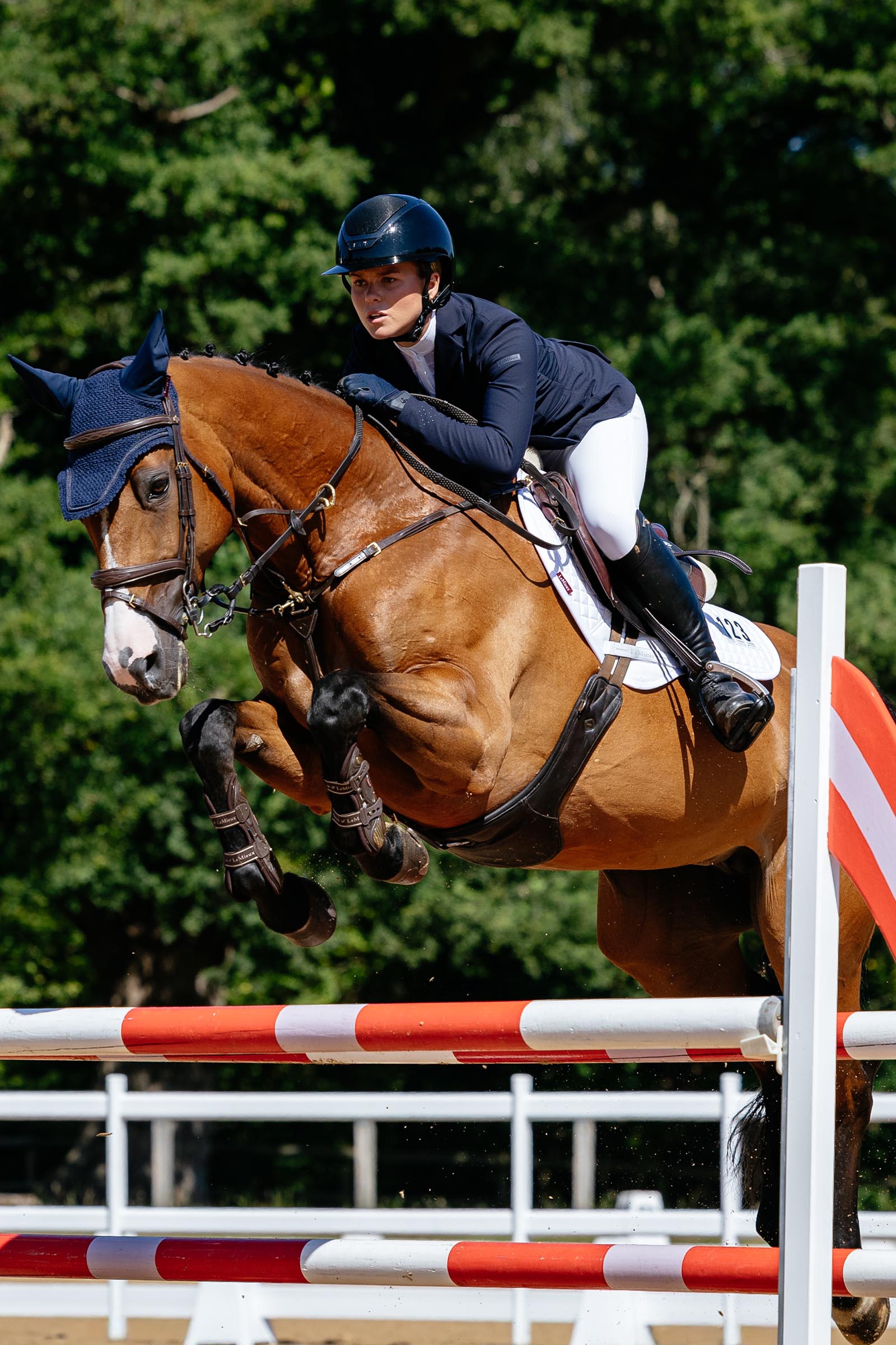 LeMieux Close Contact bomulds firkantet allround sadelunderlag