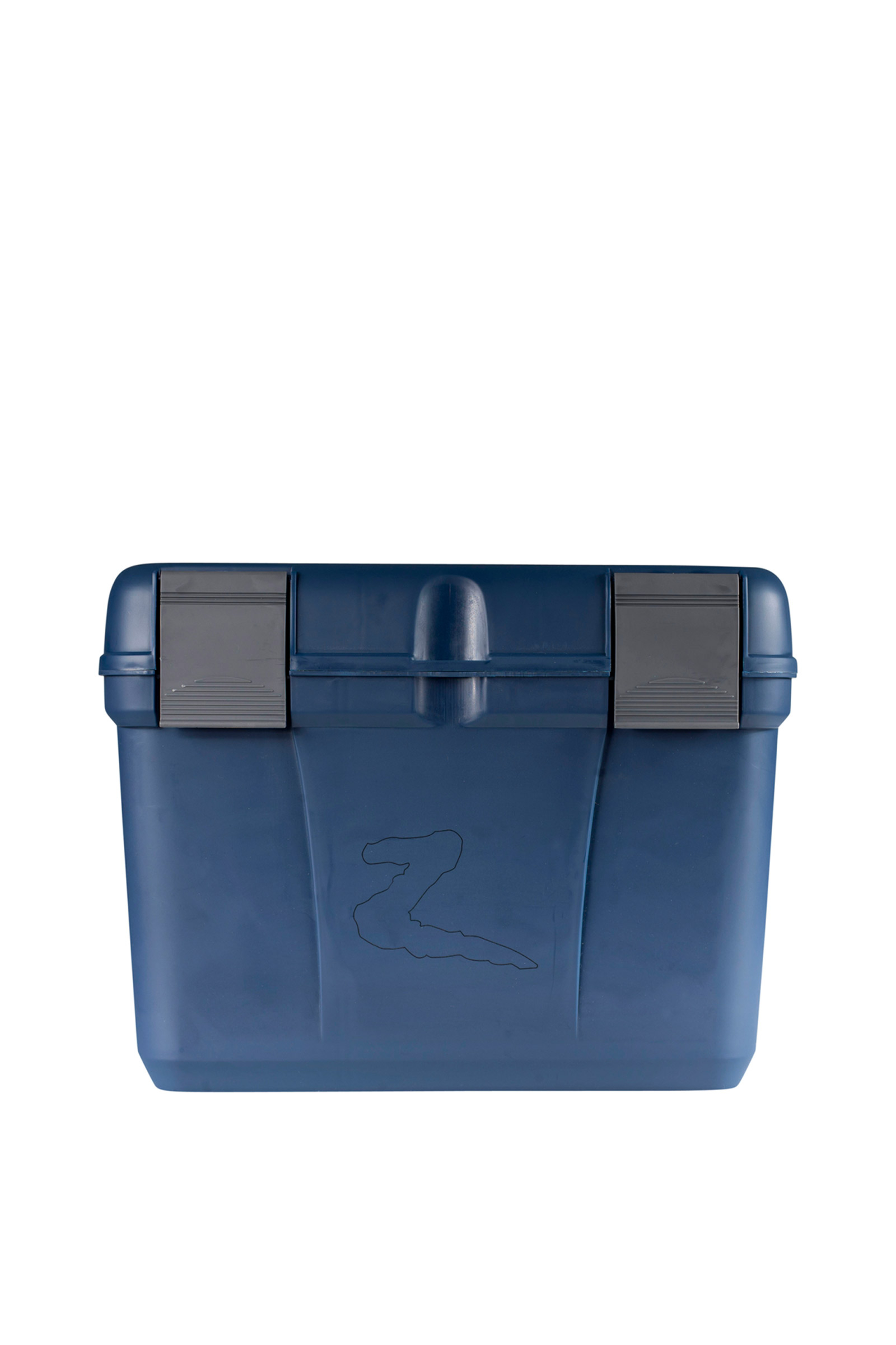 M&oslash;rkebl&aring; Horze Smart grooming-boks.