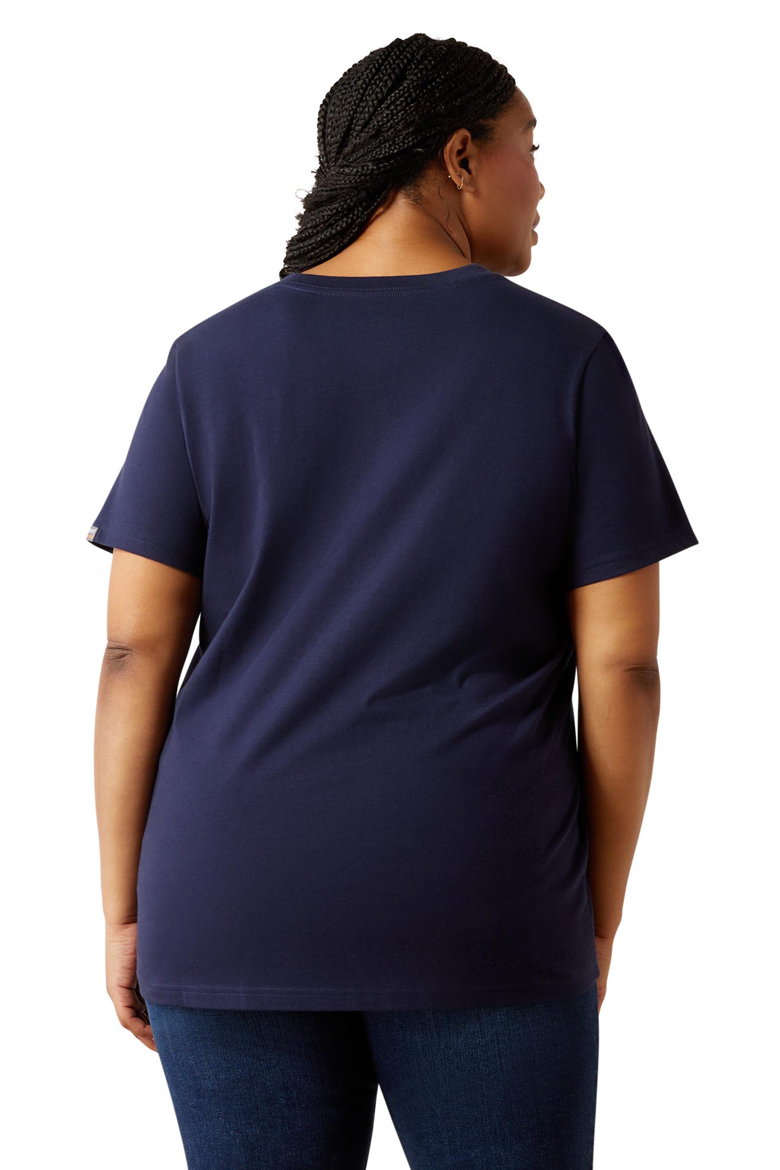 Ariat Rebar Cotton Strong standard V-neck T-shirt til damer  