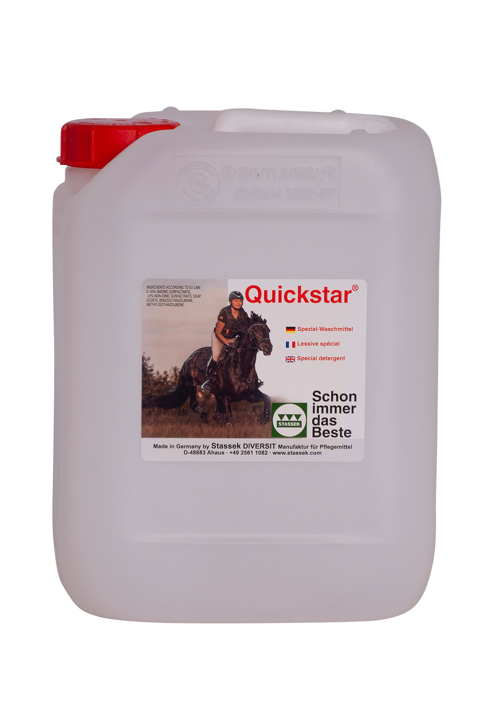 Stassek Quickstar Leather and Wool Care Detergent, 5 liter