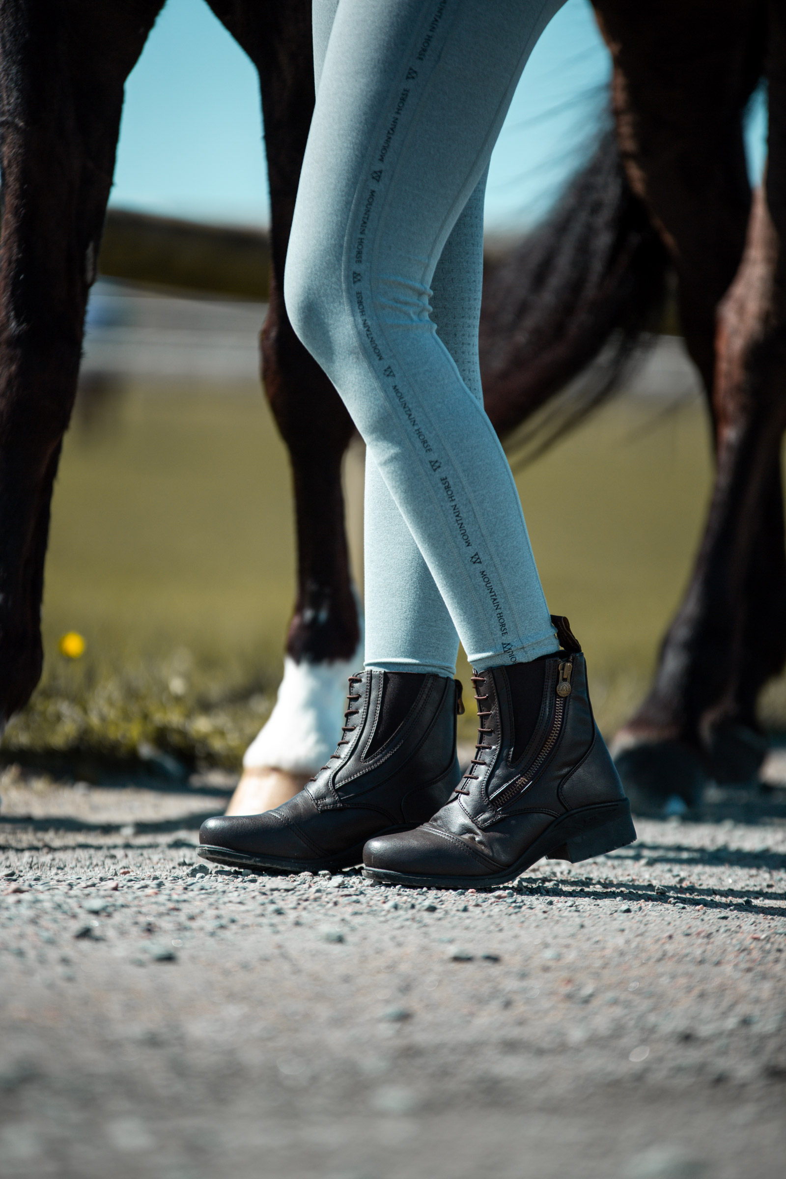 Mountain Horse Veganza Paddockov&eacute; boty s bočn&iacute;m zipem