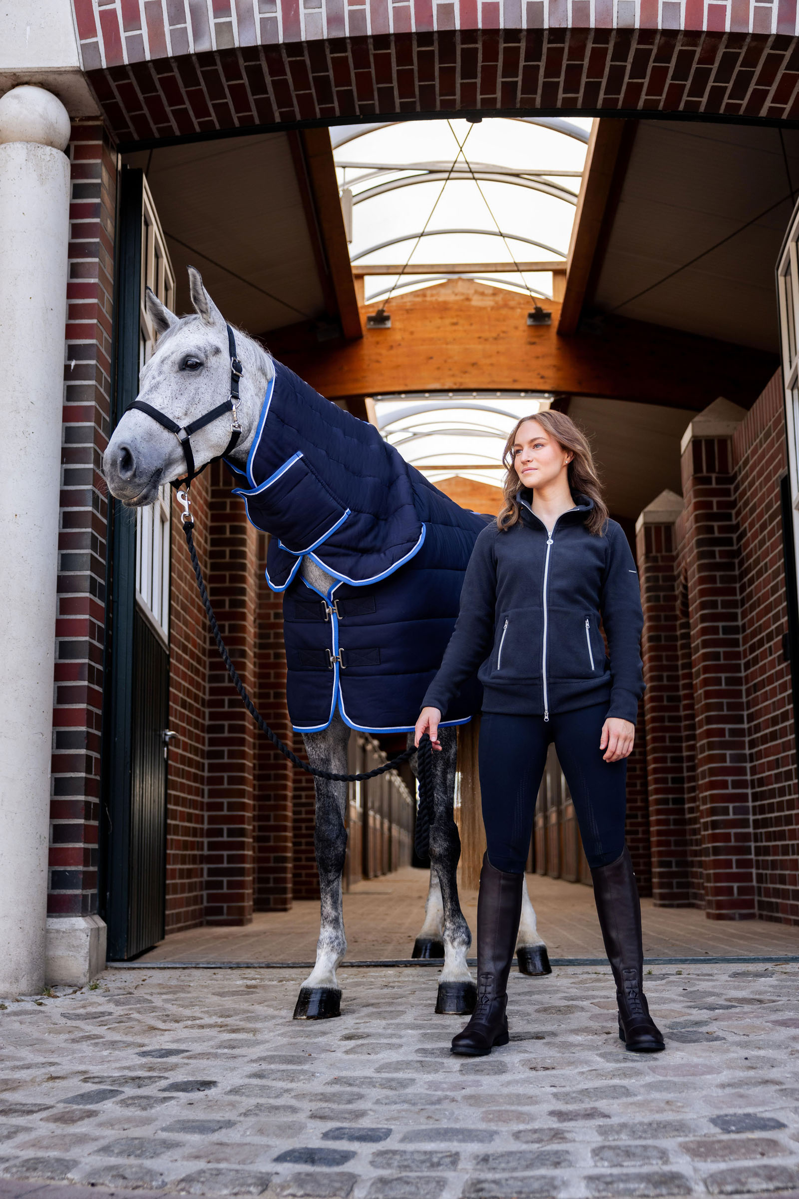 Horze Glasgow staldd&aelig;kken / underd&aelig;kken med fuld hals, 250 g