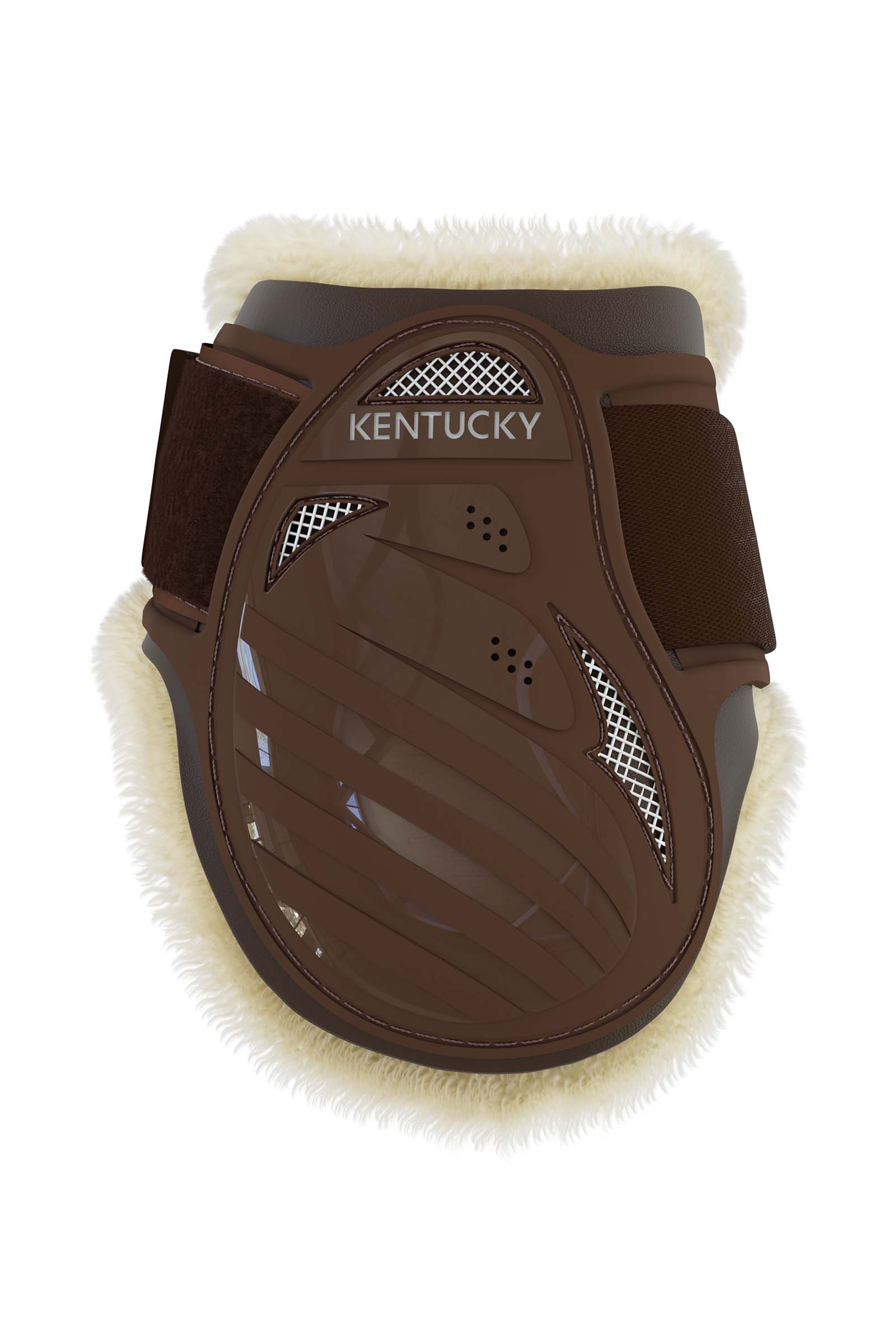 Brown Kentucky Horsewear Vegan Sheepskin Young Horse Fetlock Kodegamacher