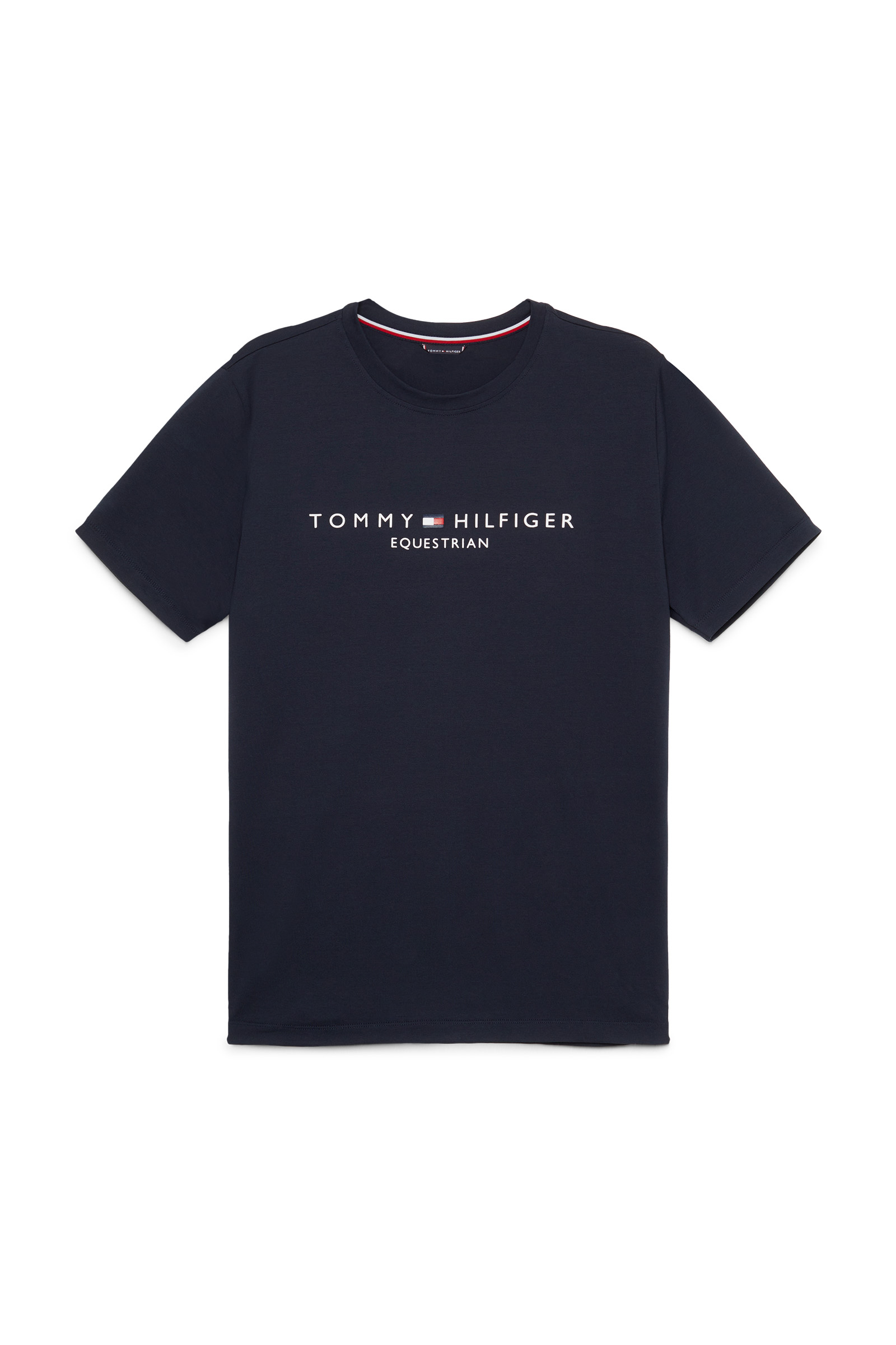 Tommy Hilfiger Equestrian Williamsburg T-shirt med grafiskt print og korte ærmer