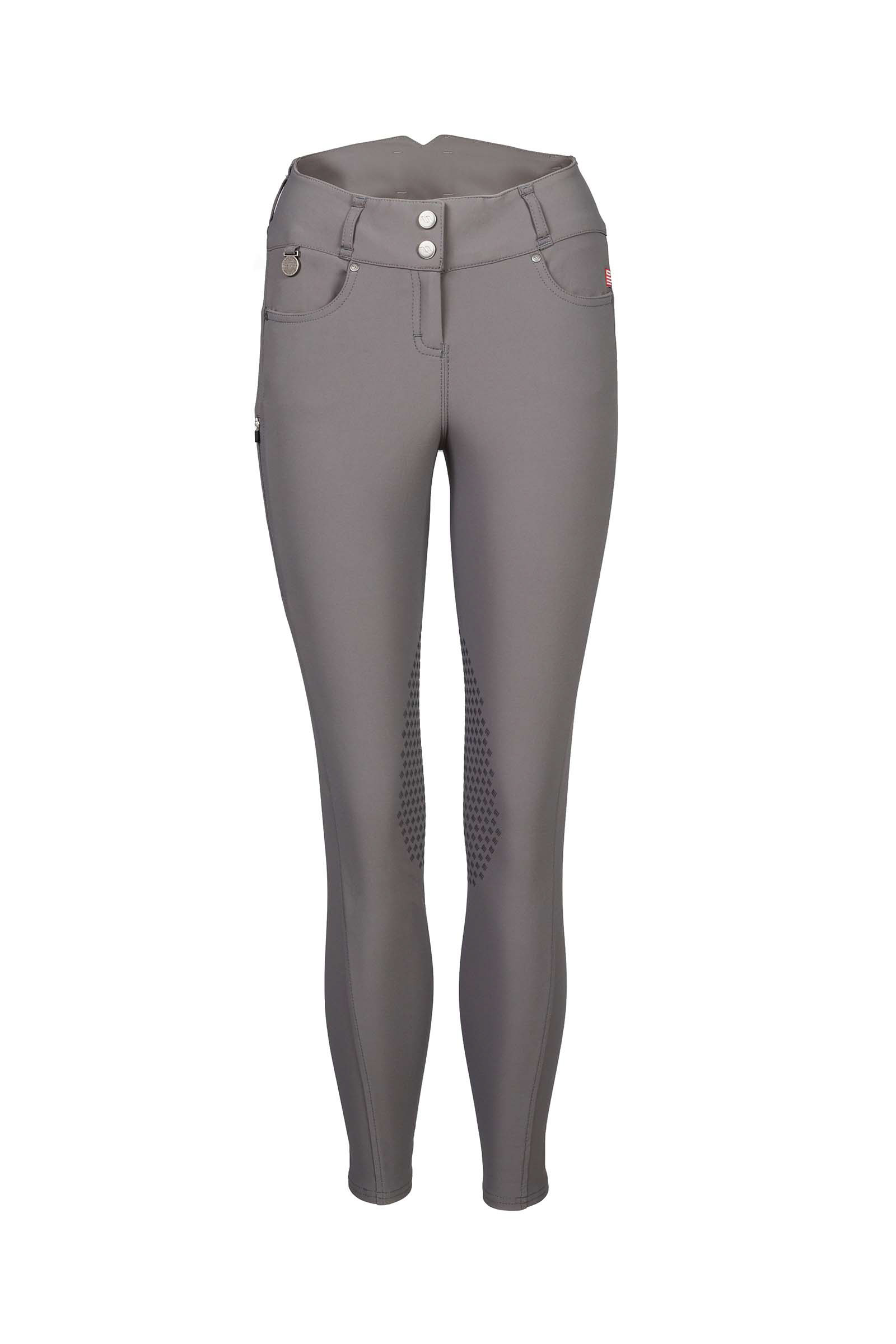 Grey Back on Track Julia Ladies' Knee Grip Breeches
