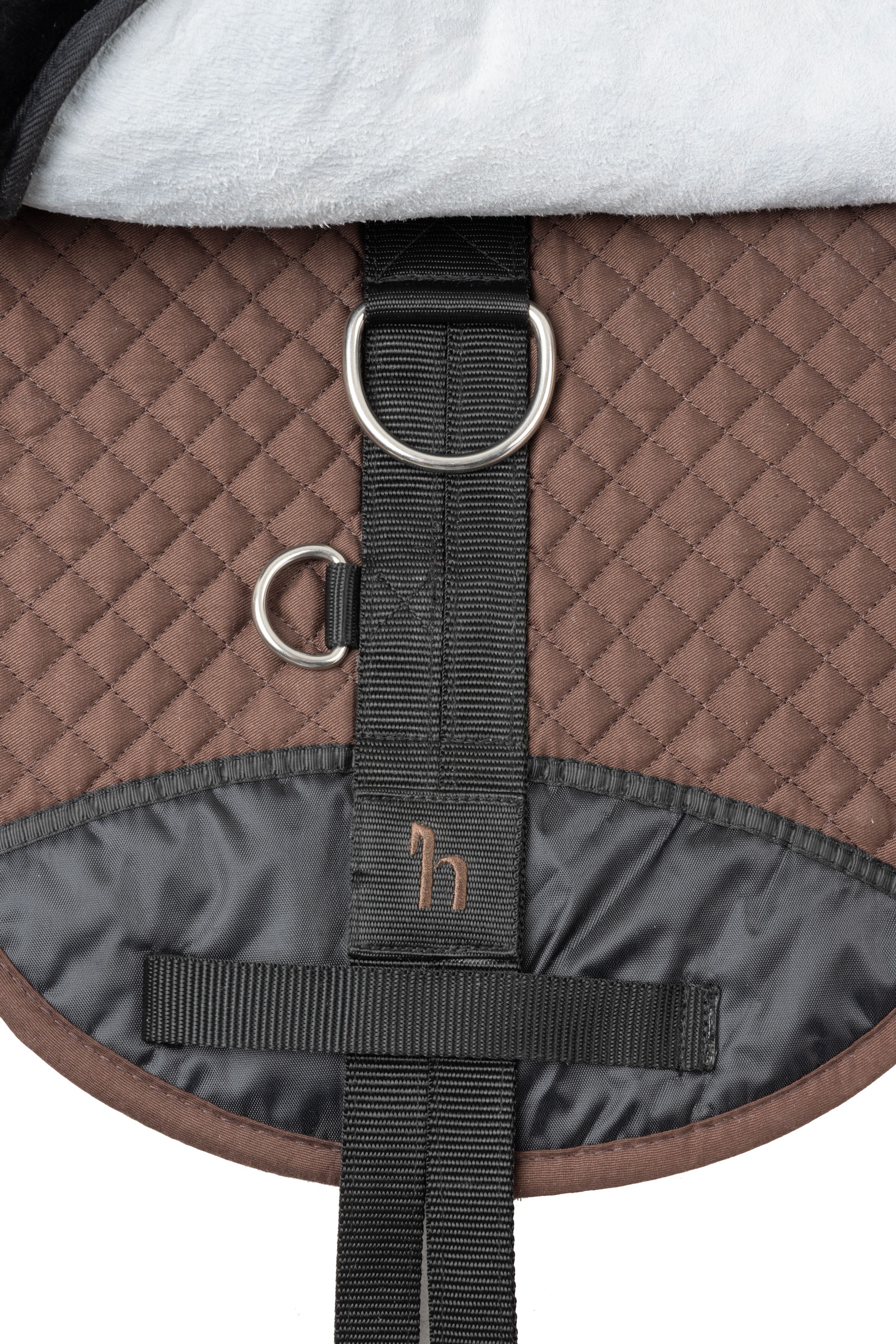 Horze ridepude i fåreskind