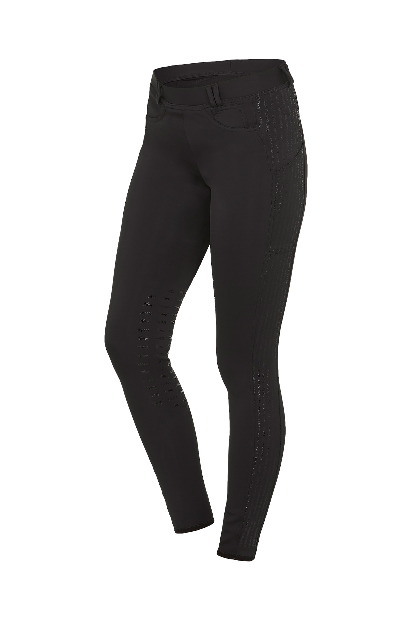 Schockem&ouml;hle Sporty Style Dame Knee Grip Tights