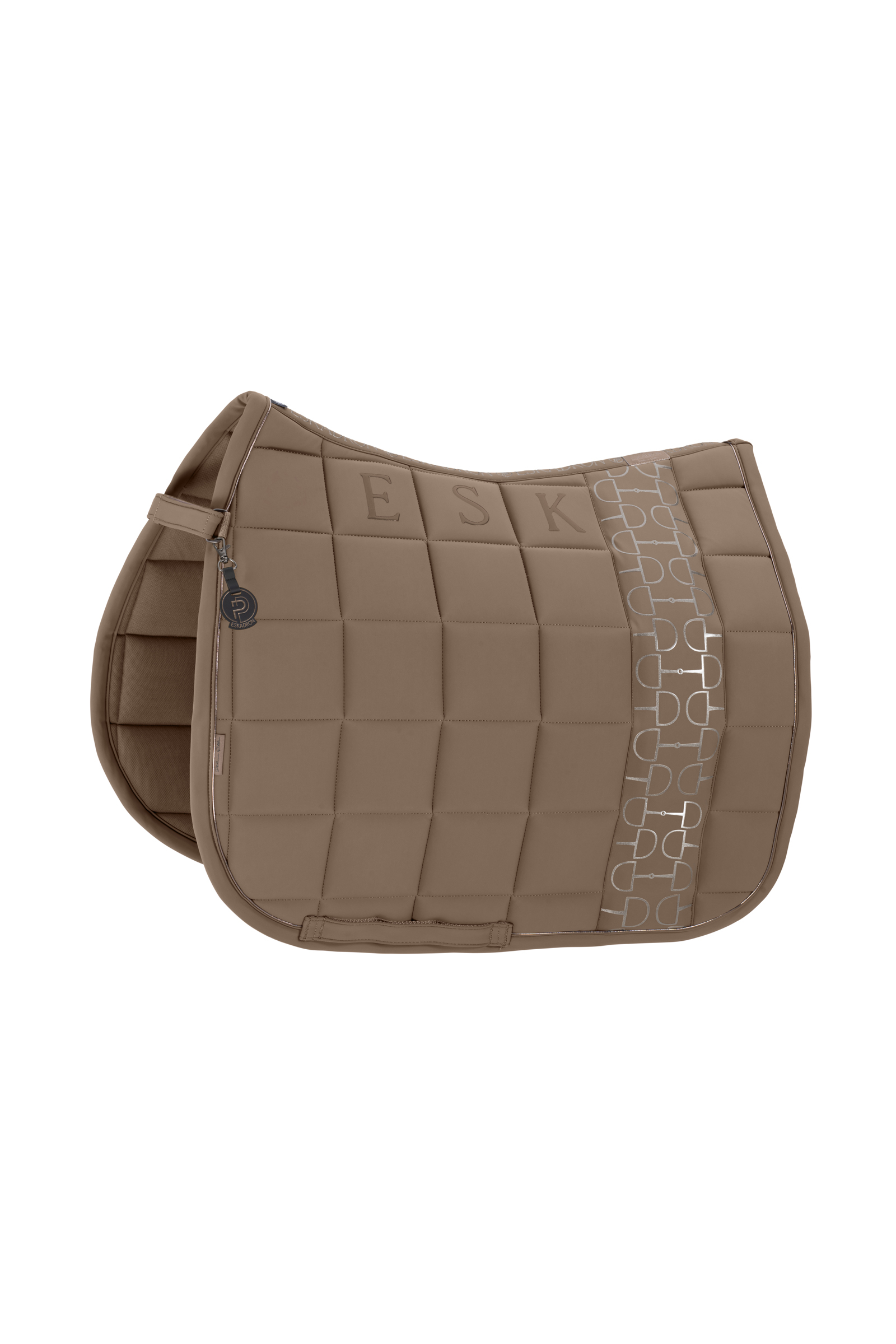 Smoky Taupe Eskadron Platinum 25 Big Square Softshell dressur sadelunderlag
