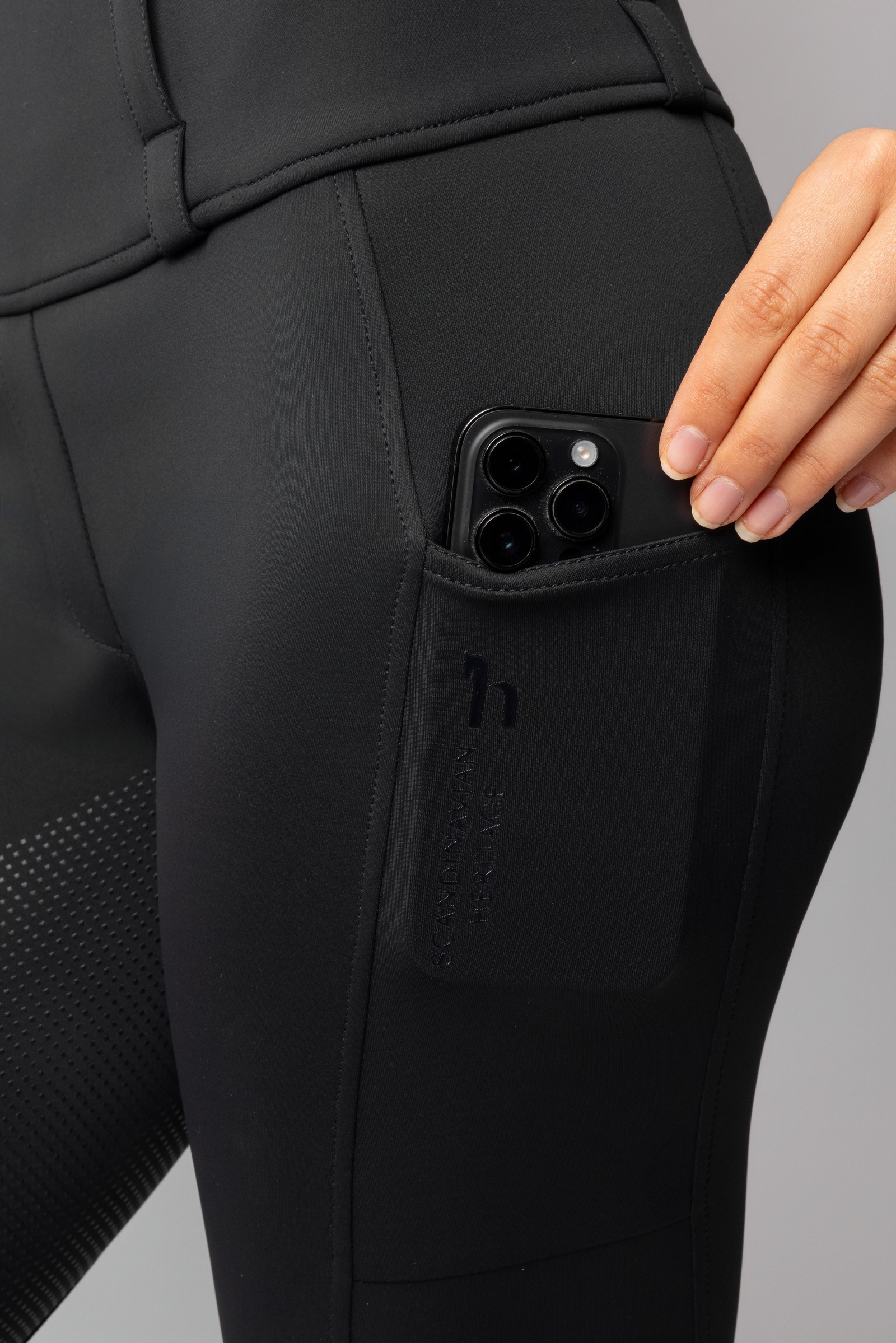 Horze Anya ridetights til kvinder med fuldt silikonegreb UPF 50+