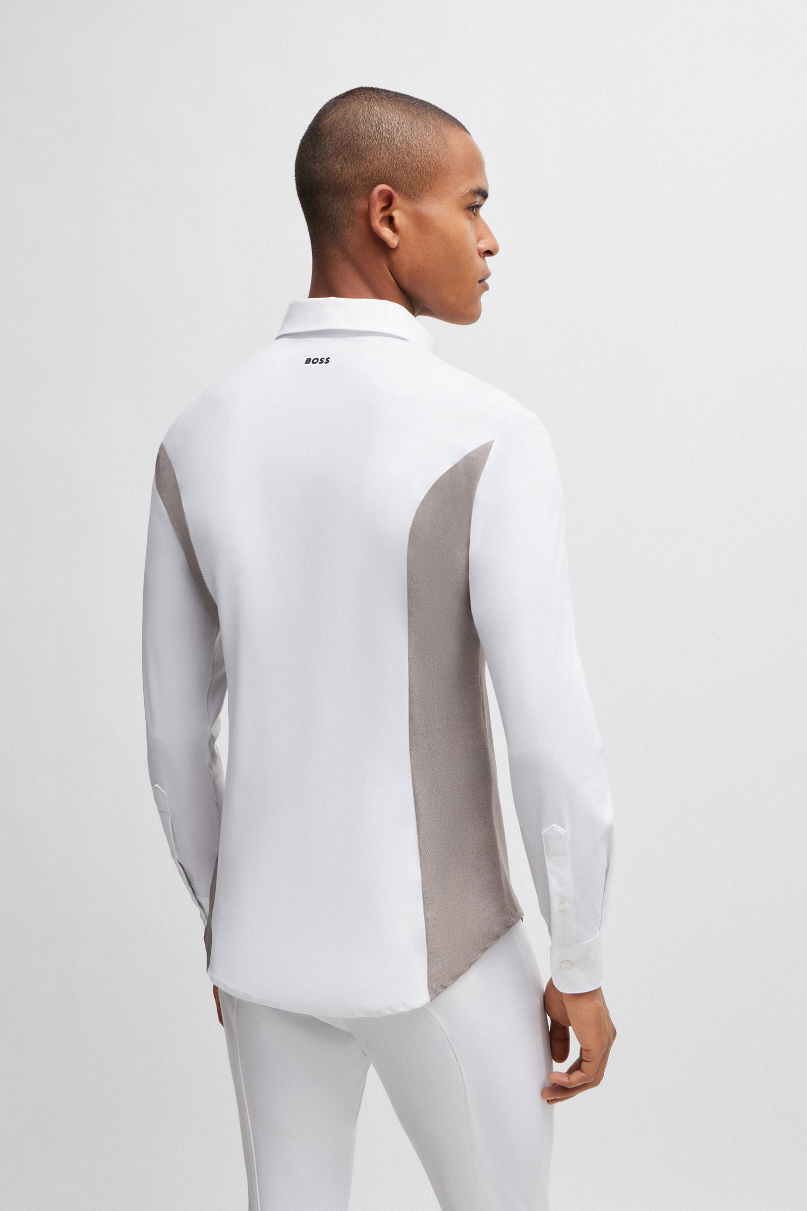 Boss Norman show-skjorte med sidepanel