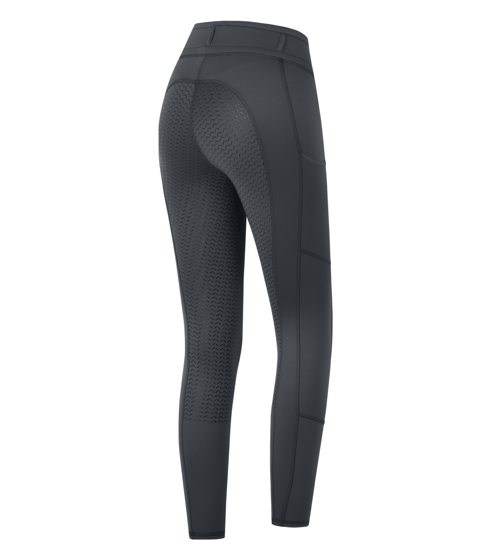Ash Grey ELT Ella Kids' rideleggings med fuldgrip