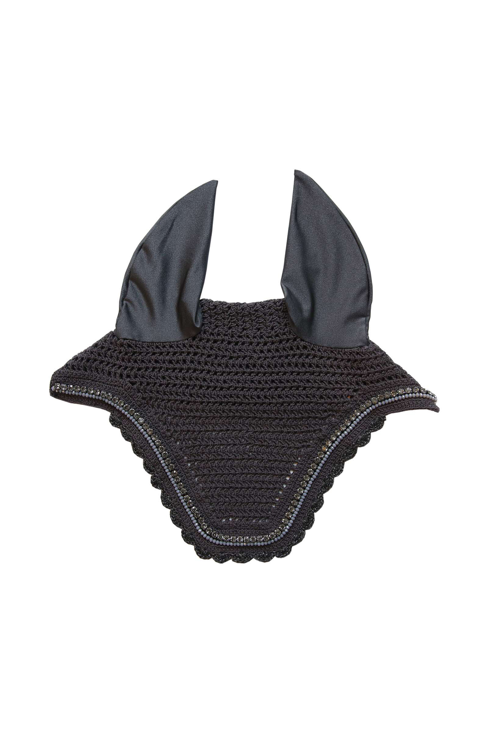 Grey Kentucky Horsewear Wellington hut med sten og perler, lydt&aelig;t