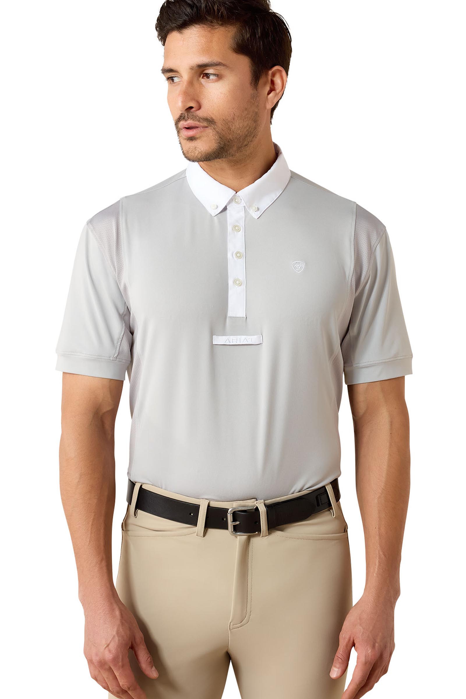 Show Grey Ariat st&aelig;vnebluse, herremodel