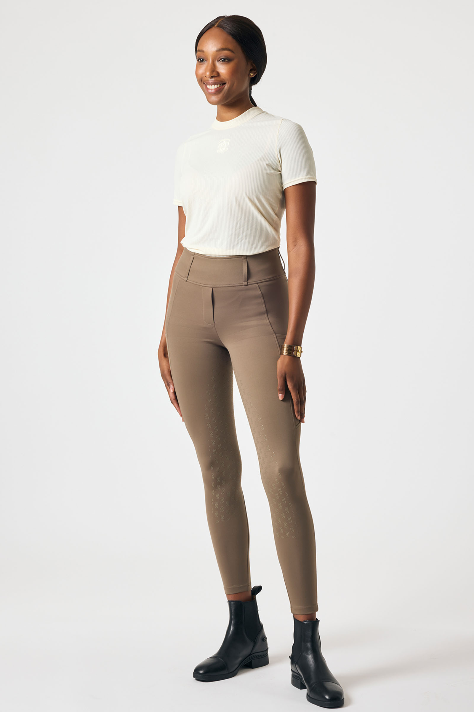 PS of Sweden Courtney S/S Stribet Mesh T-shirt