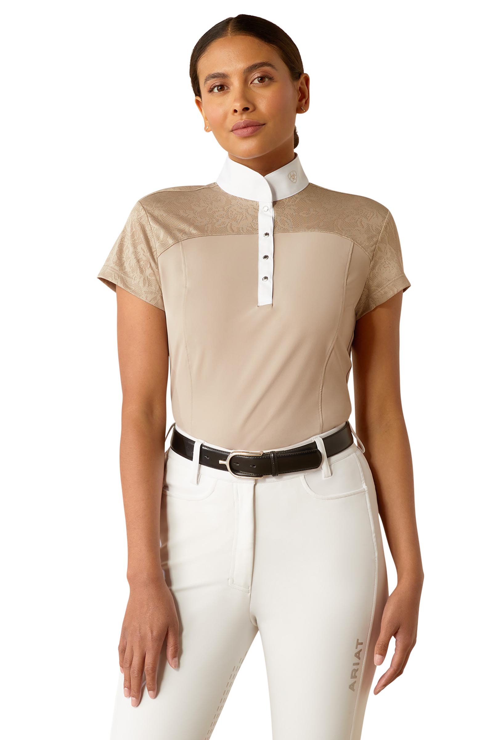 Cape Reed Ariat Bellatrix kort&aelig;rmet dame-konkurrenceskjorte