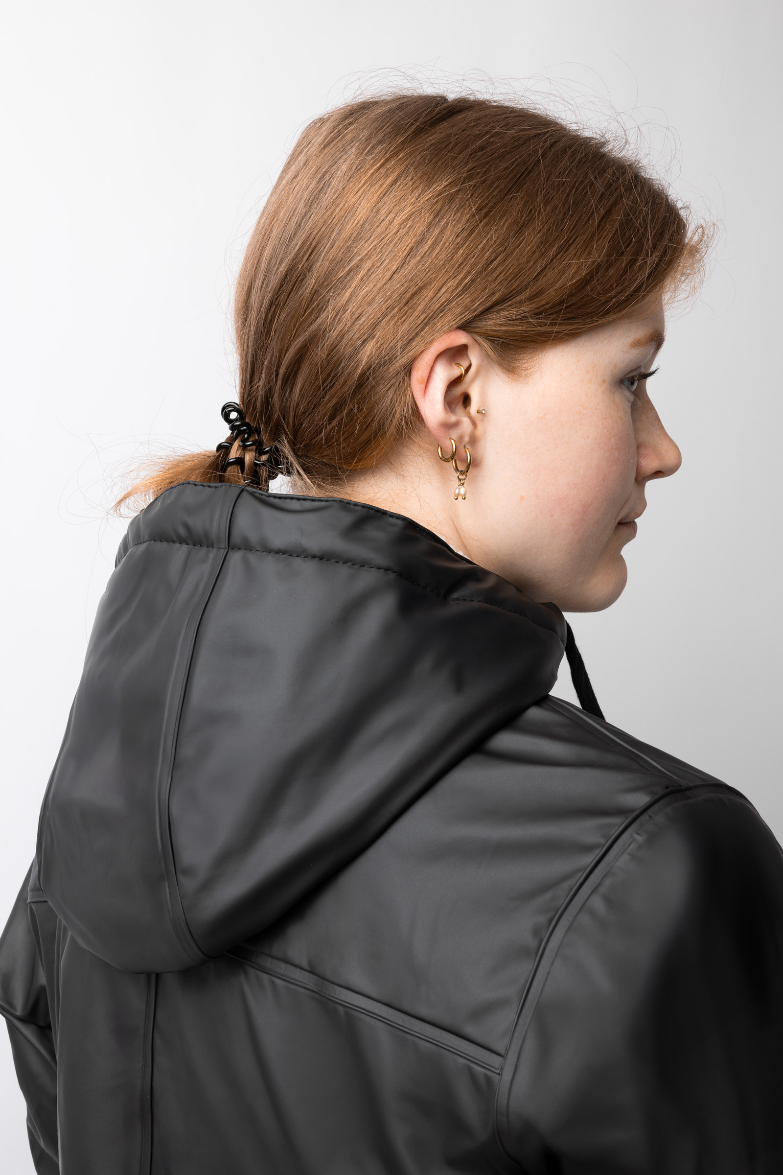 Horze Billie PU-Regnjakke med fleece, damer