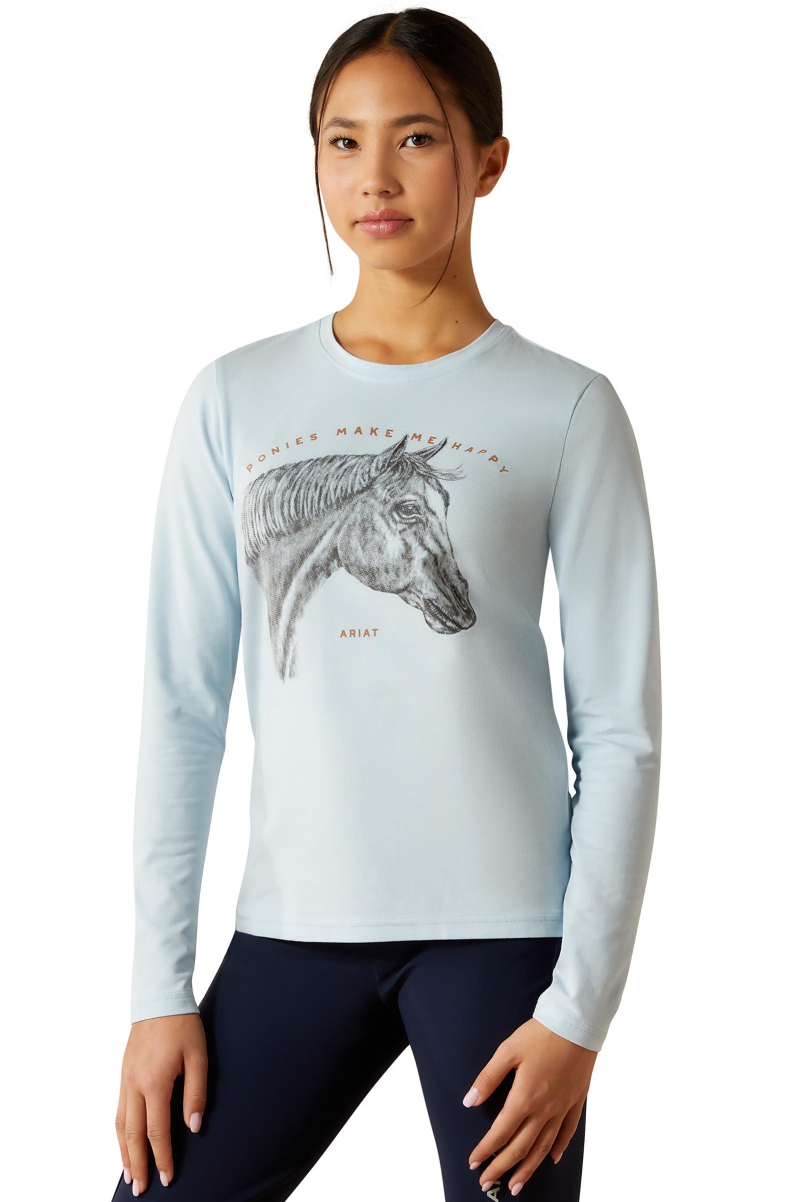 Ariat Happy lang&aelig;rmet skjorte til b&oslash;rn