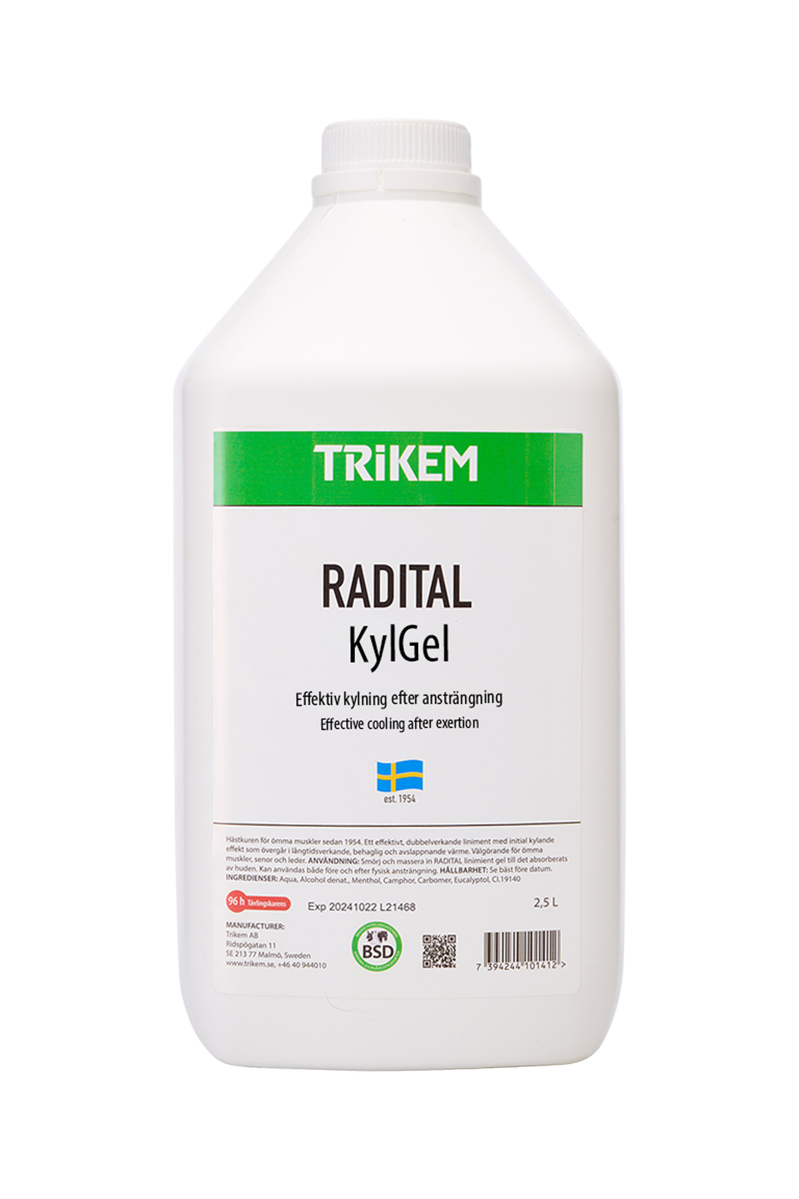 Trikem Radital k&oslash;legel, 2,5 liter