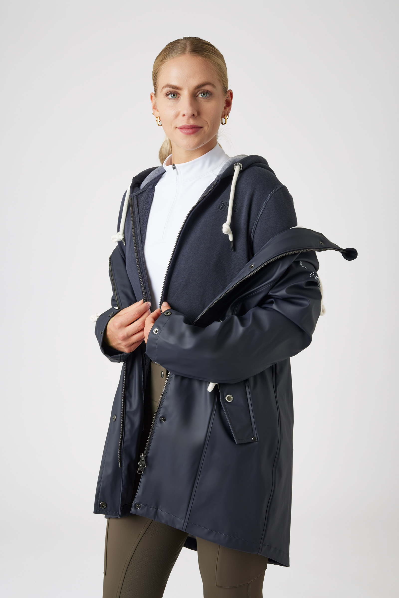 B Vertigo Emma PU-regnjakke, damemodel