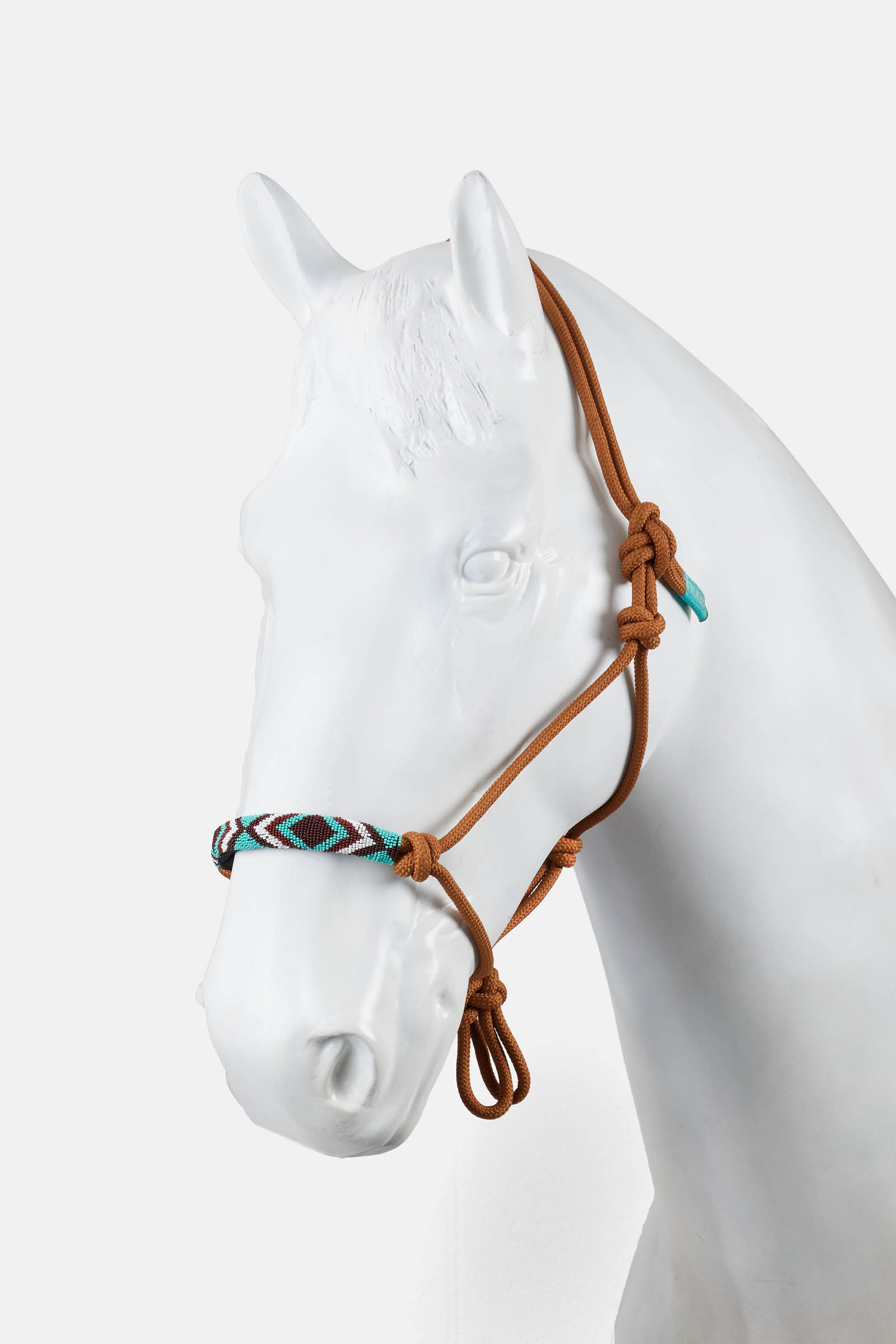 Horze rebgrime med perleudsmykning