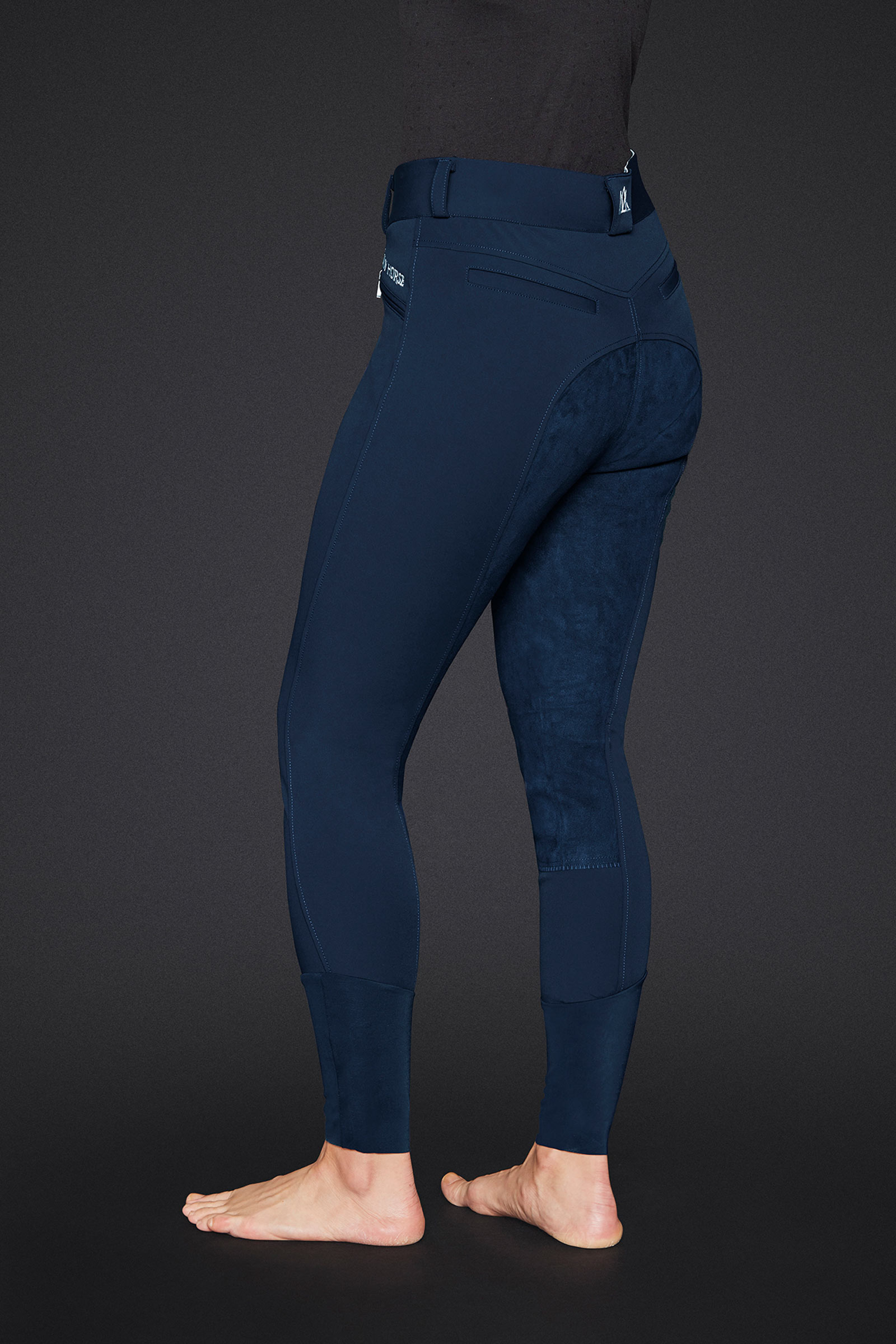 Mountain Horse Diana dámské jezdecké kalhoty s plným sedem z imitace kůže
